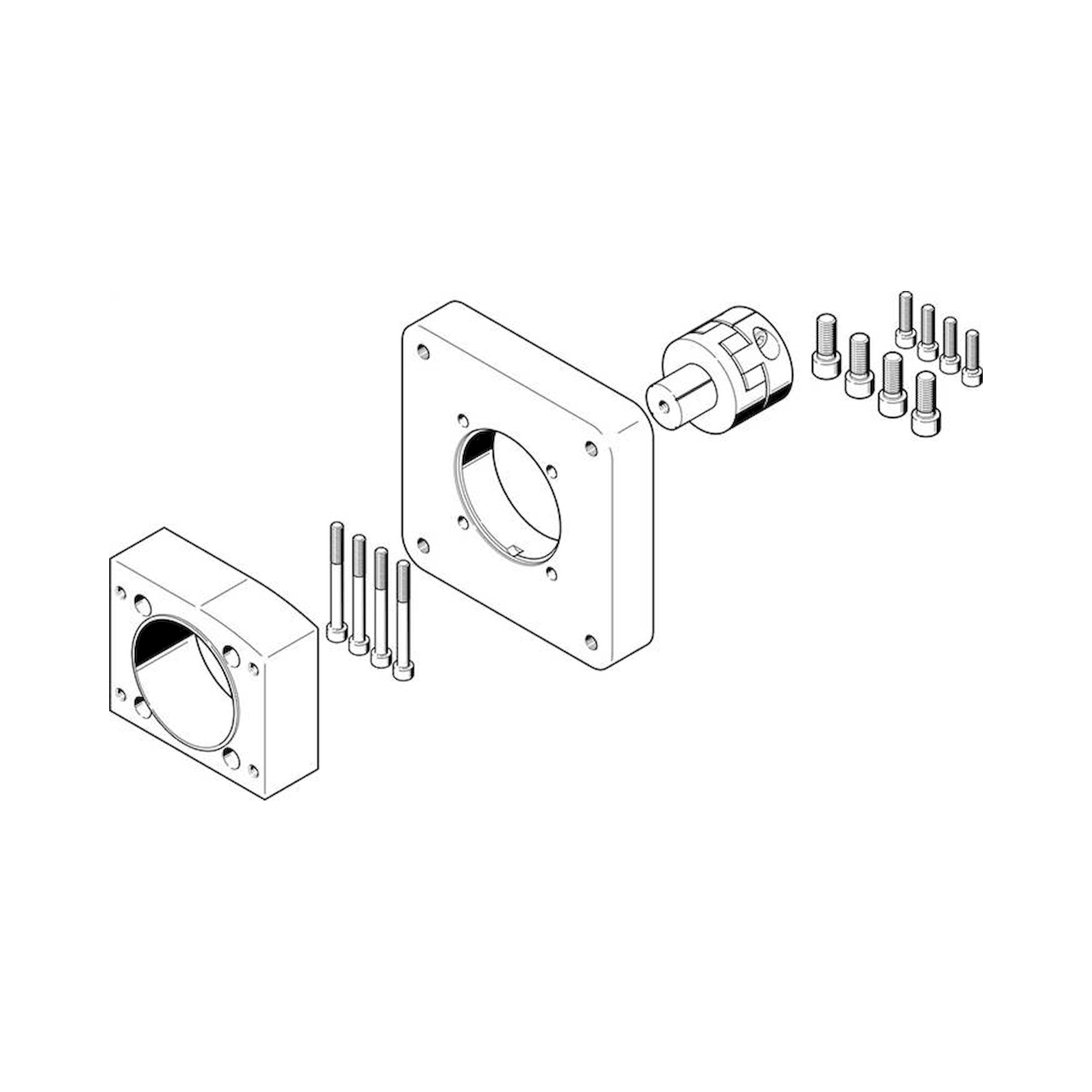 Festo EAMM-A-L95-190A-G2 (3659562) Axialbausatz