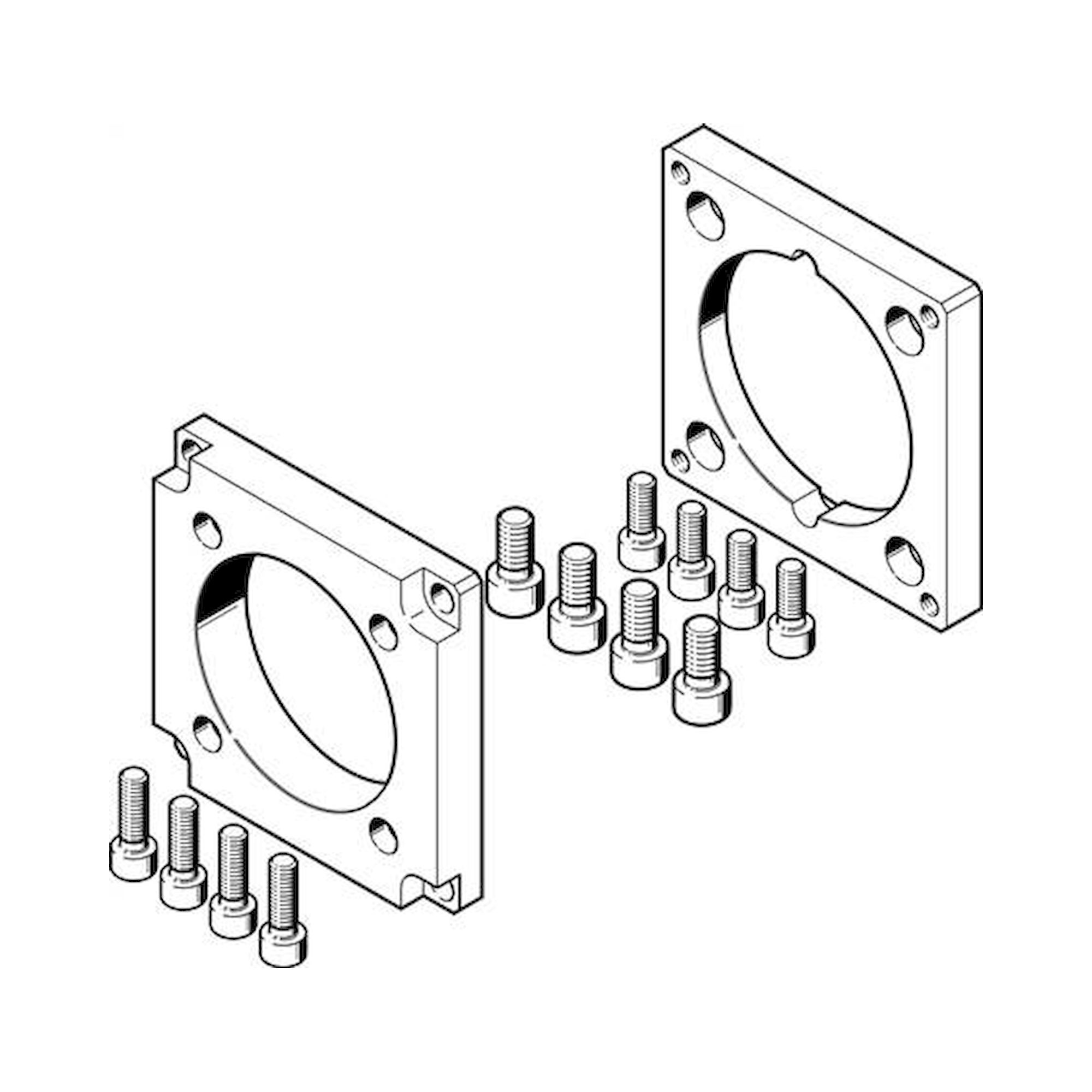 Festo Eamf-A-95A-120G-G2 (3659724) Motor Flange