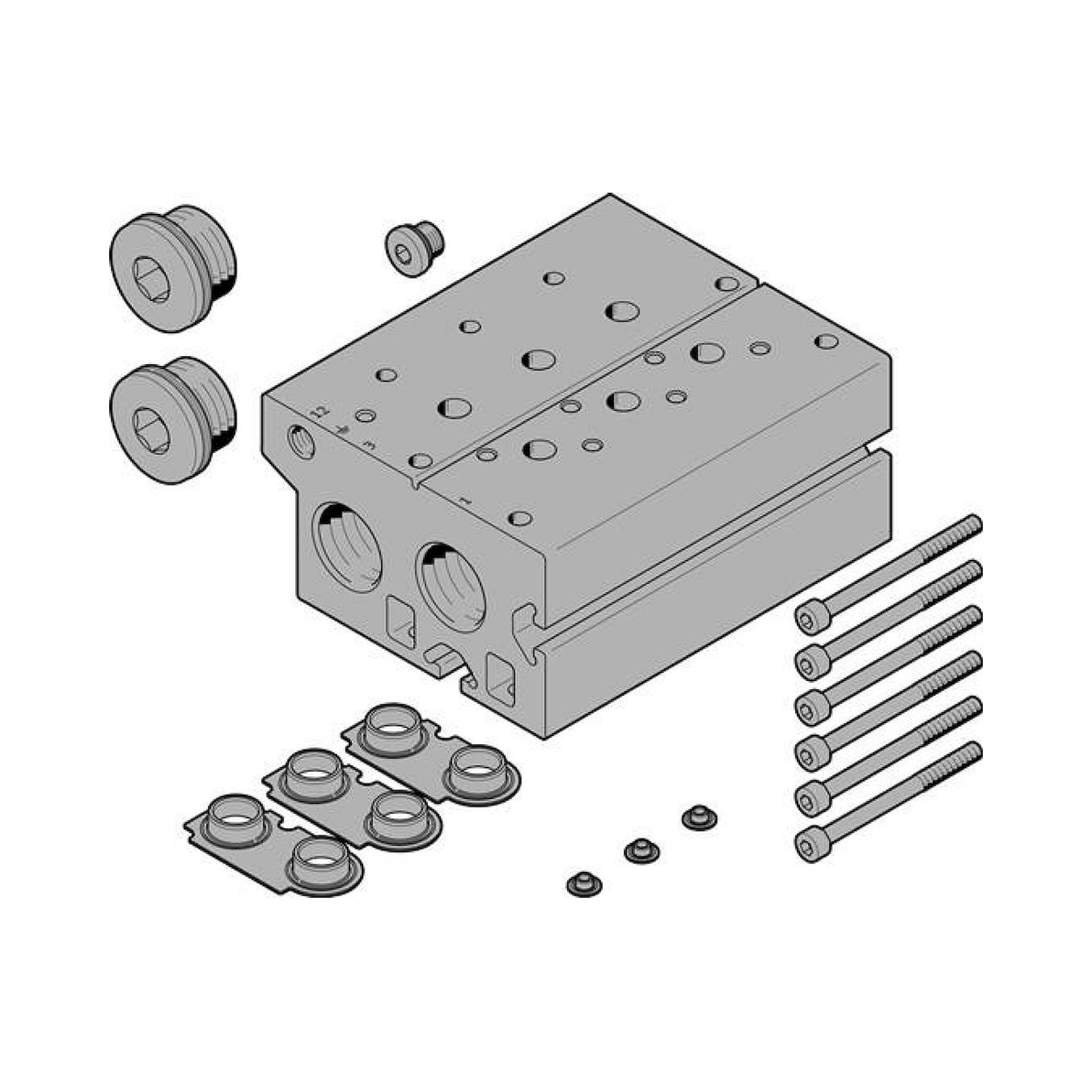 Festo VABM-B10-30E-G34-9-P3 (8026402) Manifold Block