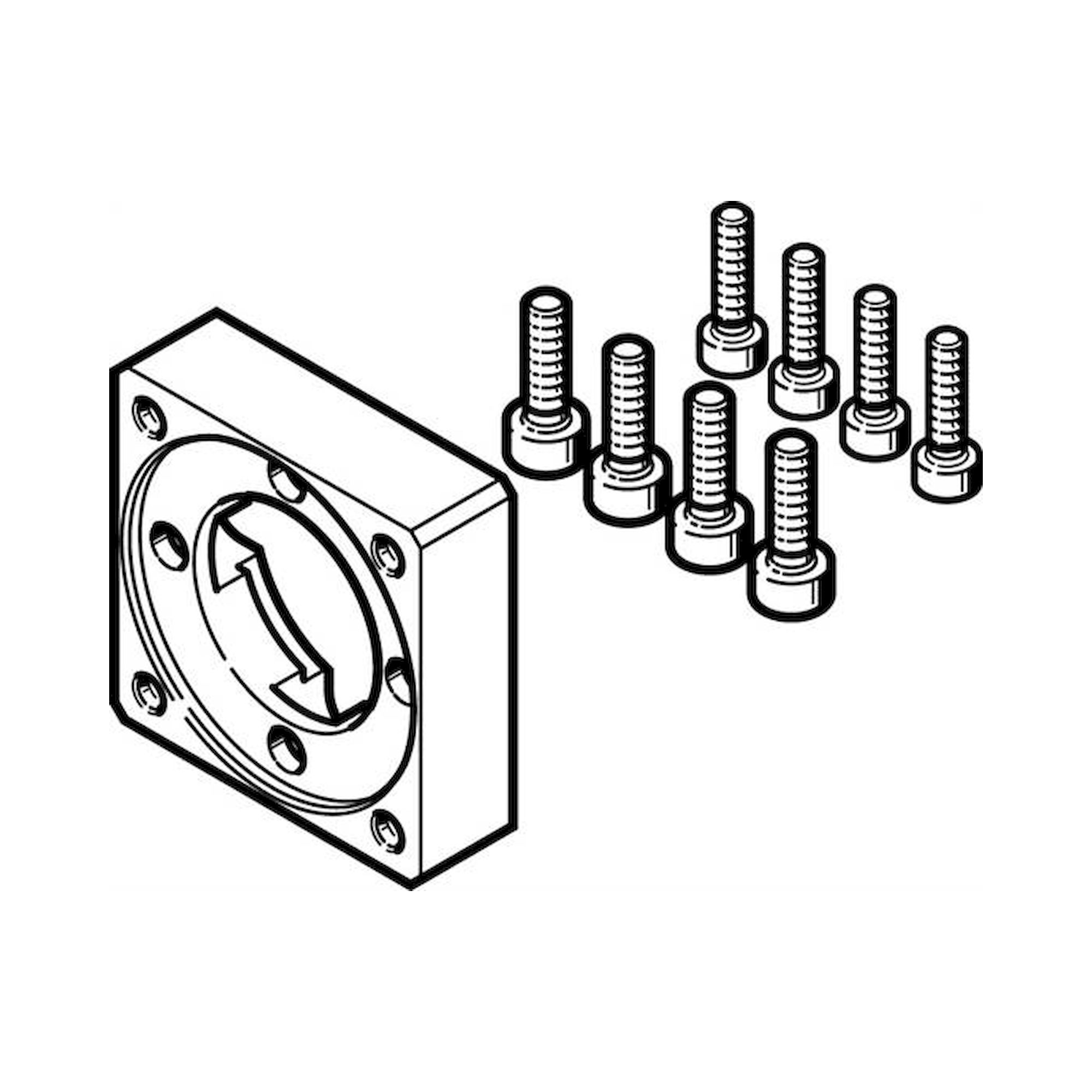 Festo EAMF-A-28D-28M (562664) Motorflansch