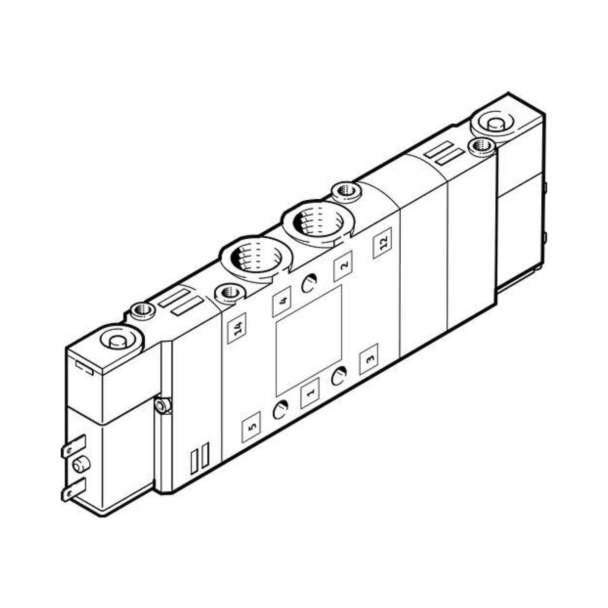 Festo CPE10-M1BH-5/3BS-M7-B (533146) Solenoid Valve