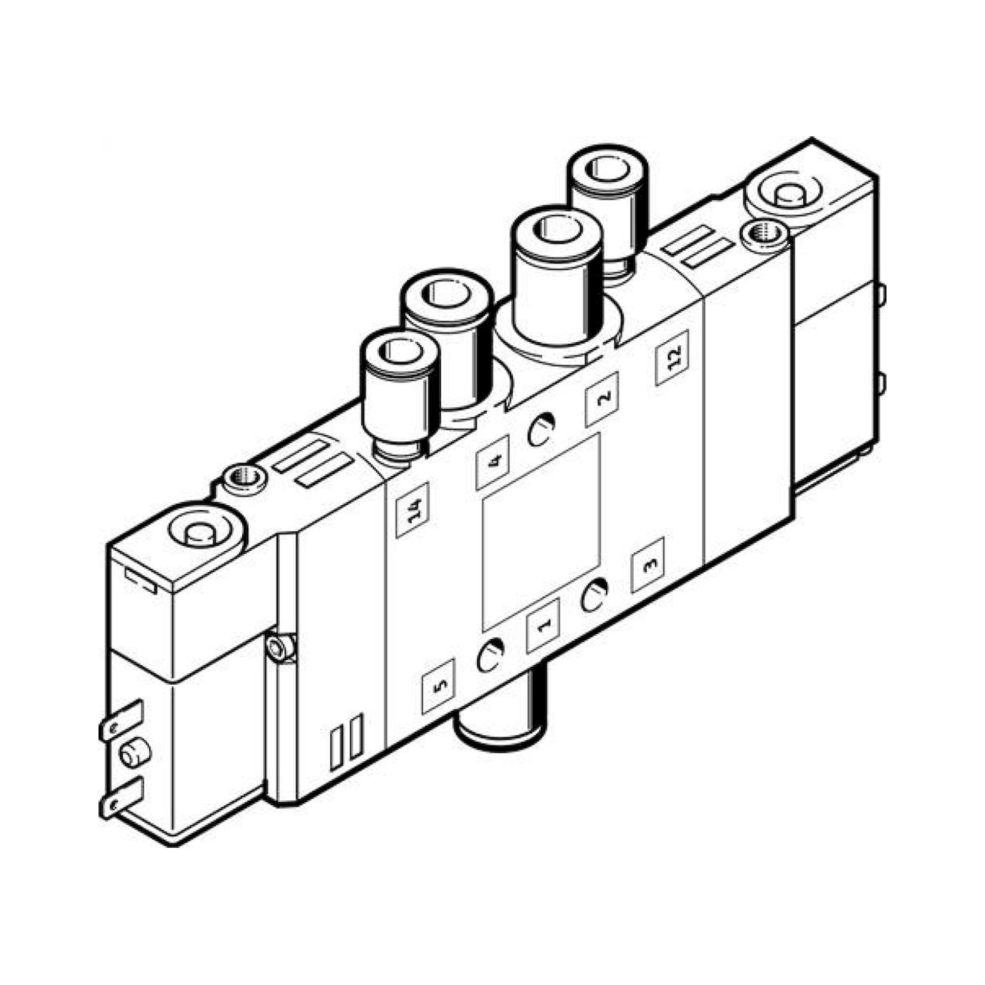 Festo CPE10-M1BH-5JS-QS-6 (196880) Solenoid Valve