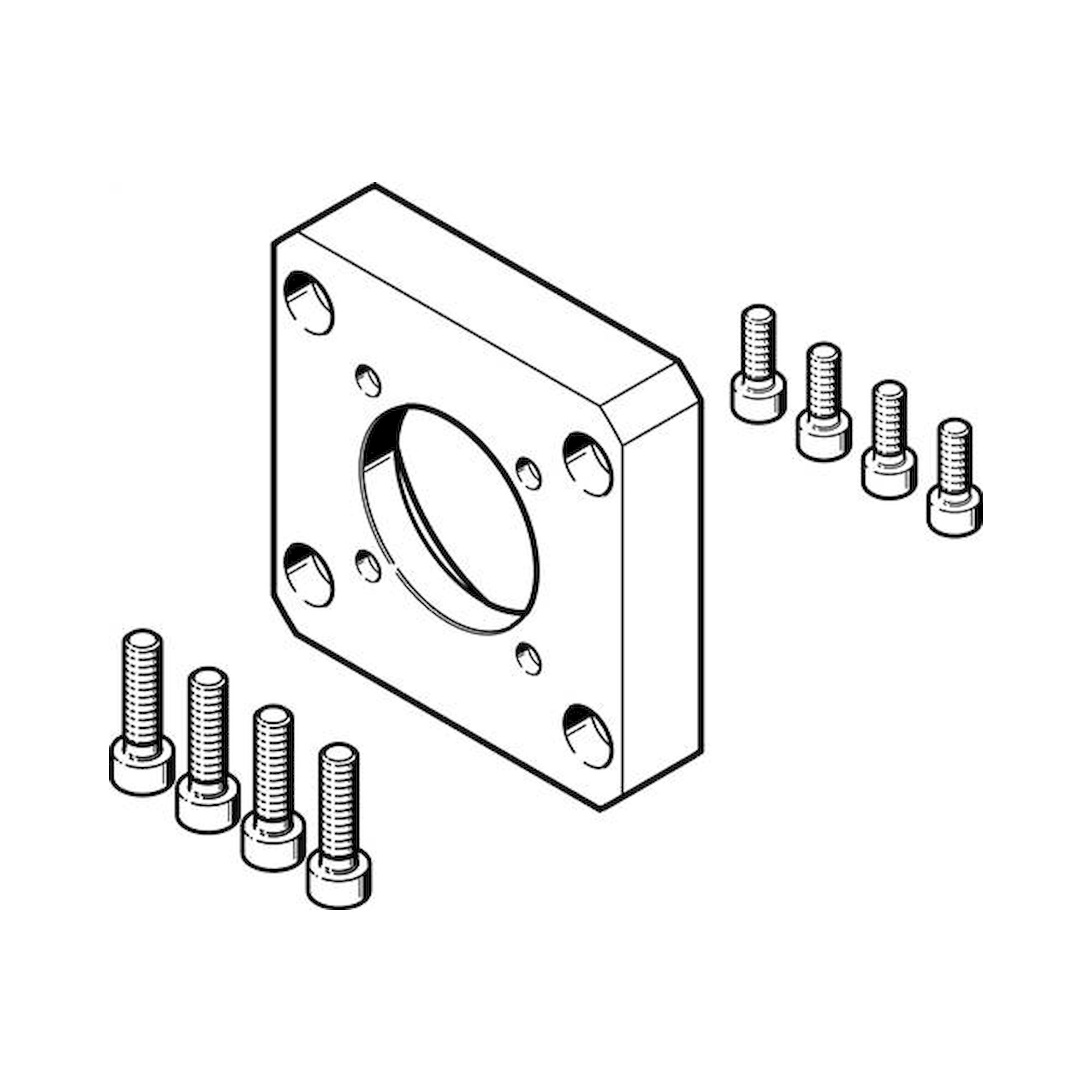 Festo Eamf-A-62A-60G/H (1460112) Motor Flange