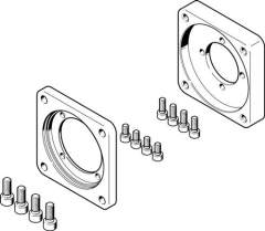 Festo Eamf-A-64C-80G-S1 (2843290) Motor Flange