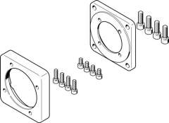 Festo Eamf-A-77A-80G-S1 (2933286) Motor Flange