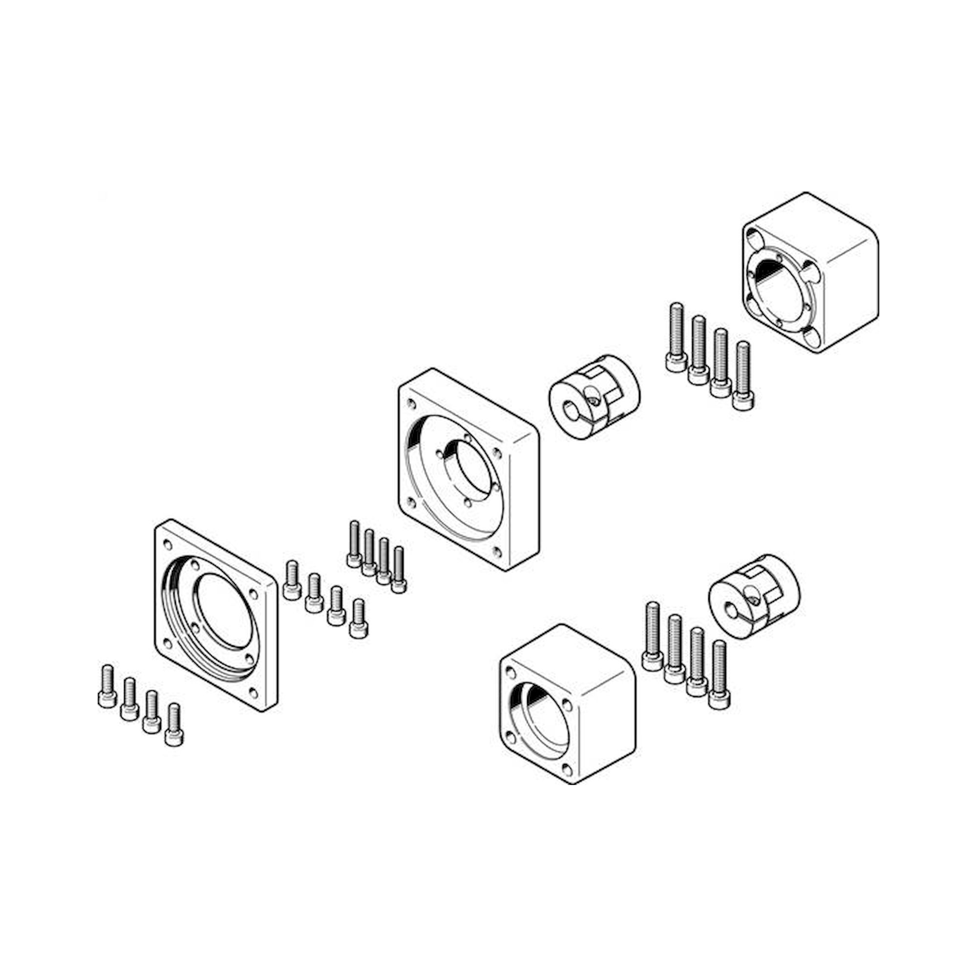 Festo EAMM-A-D40-60H (1454242) Axialbausatz