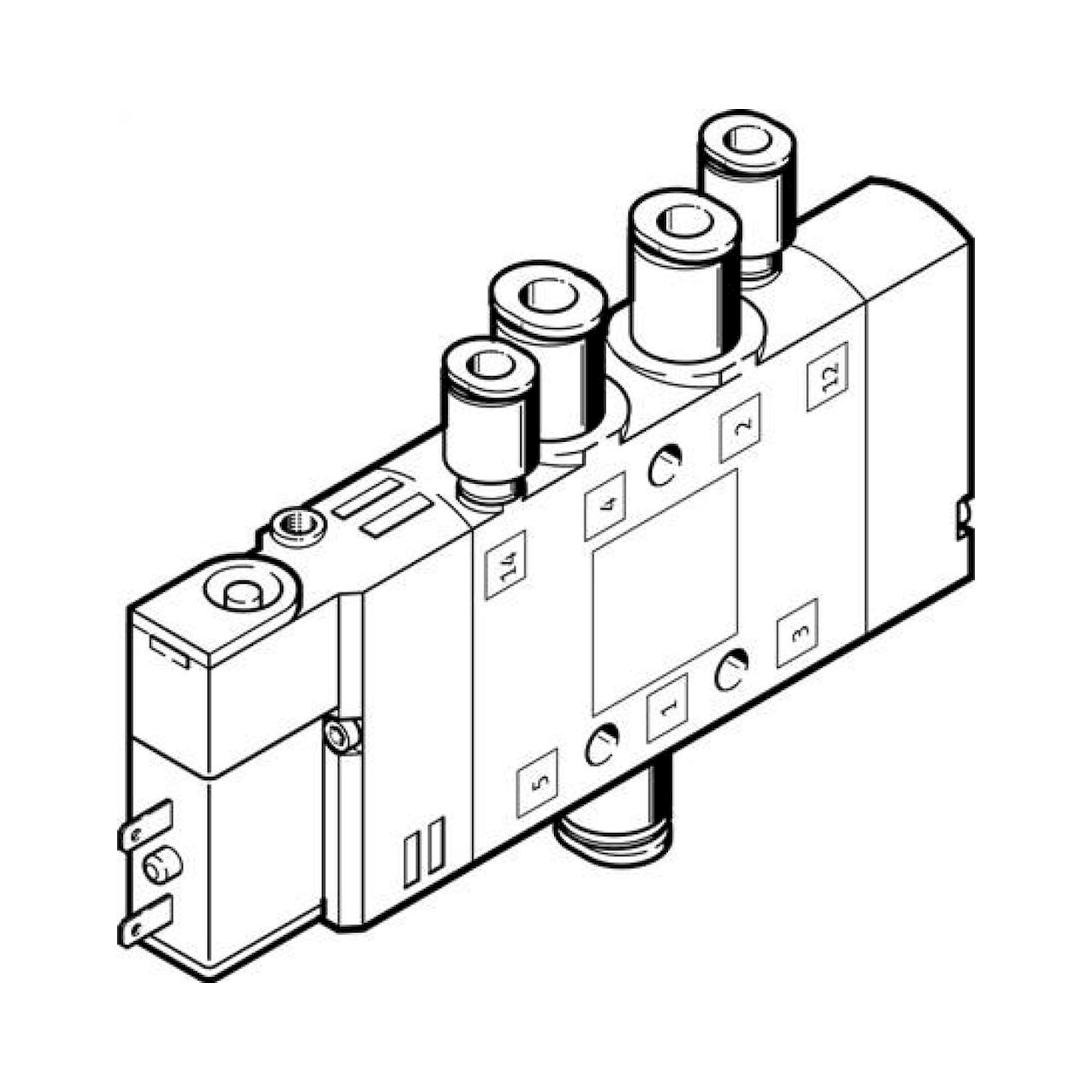 Festo CPE10-M1BH-5LS-QS-6 (196886) Solenoid Valve