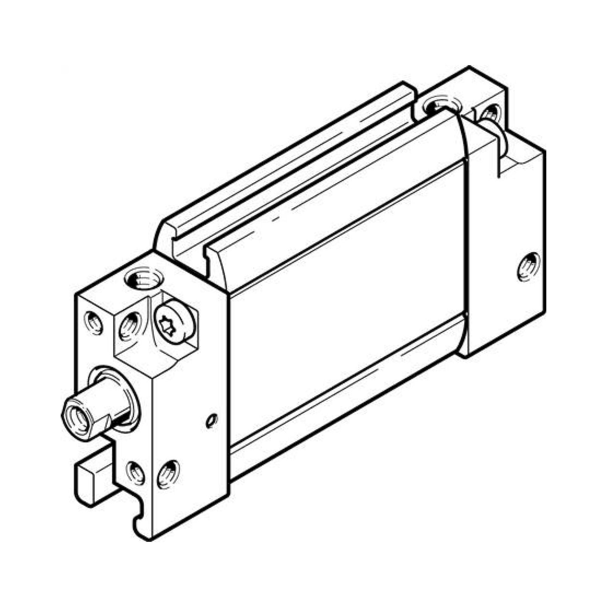 Festo DZF-12-125-P-A (164009) Flachzylinder