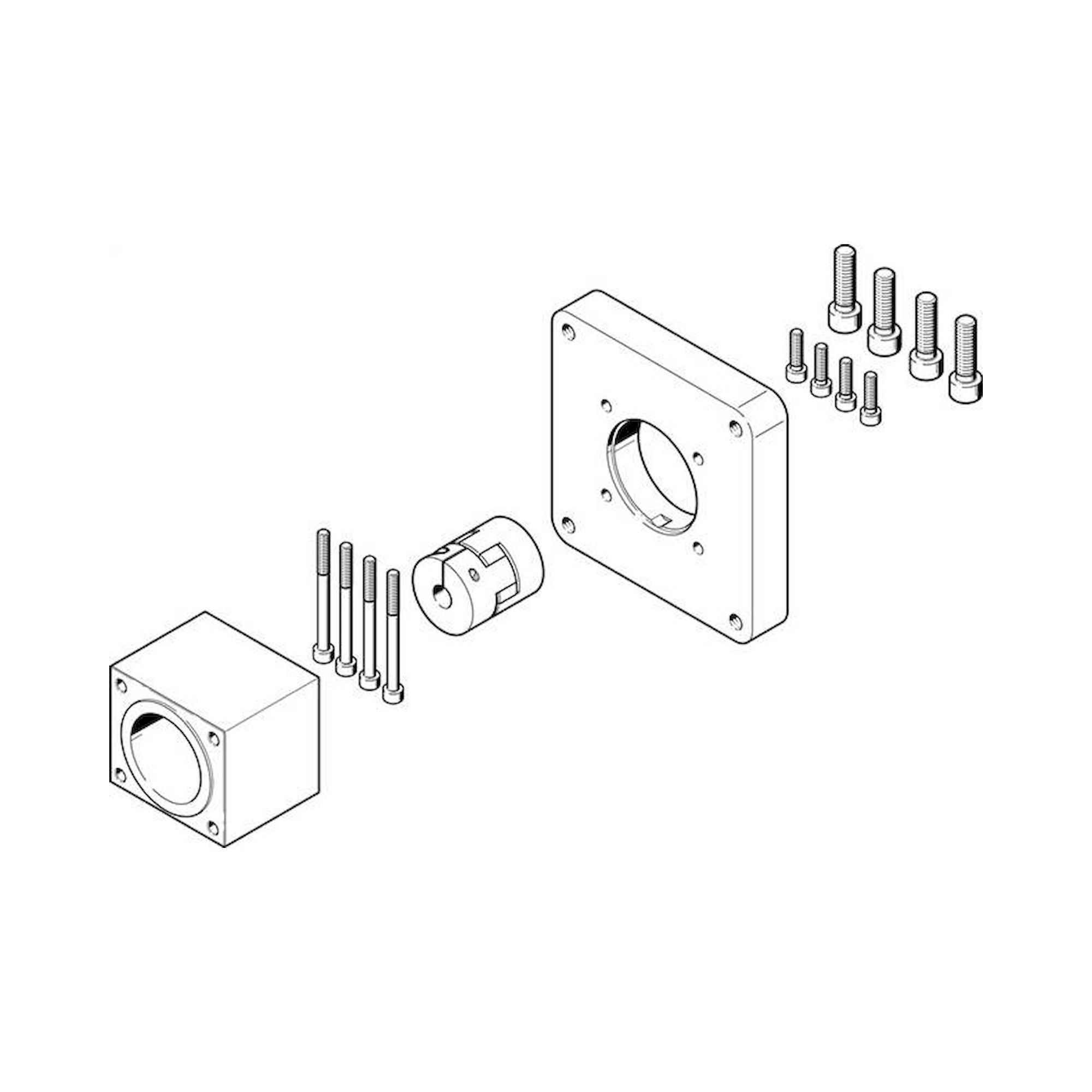 Festo EAMM-A-S62-140A-G2 (3637969) Axialbausatz