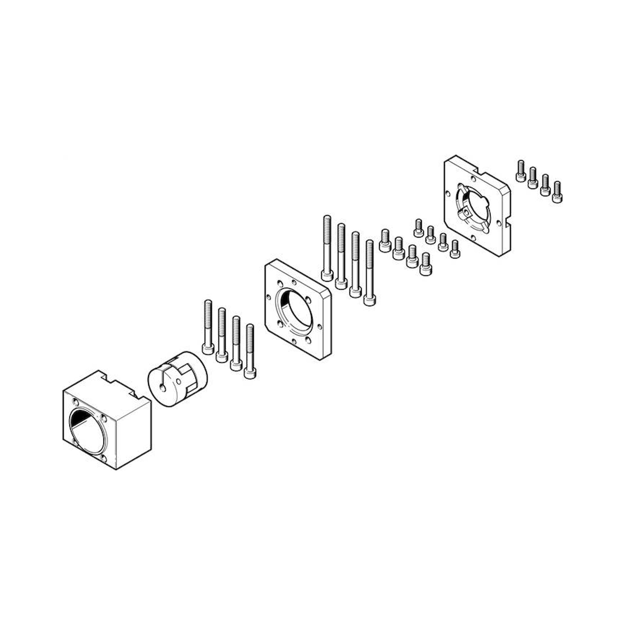 Festo EAMM-A-S38-40G-G2 (1456647) Axialbausatz
