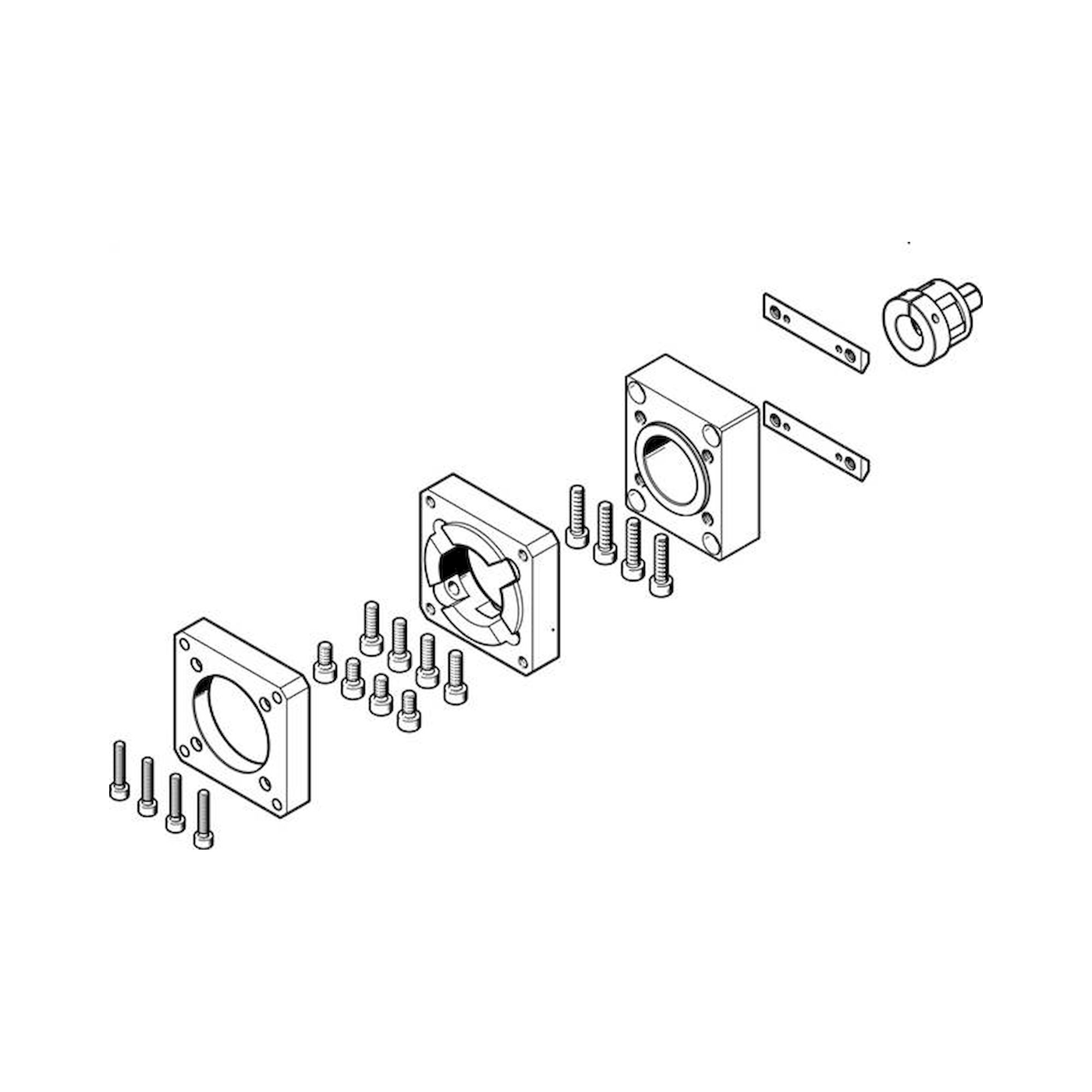 Festo EAMM-A-R38-60H (1456630) Axialbausatz