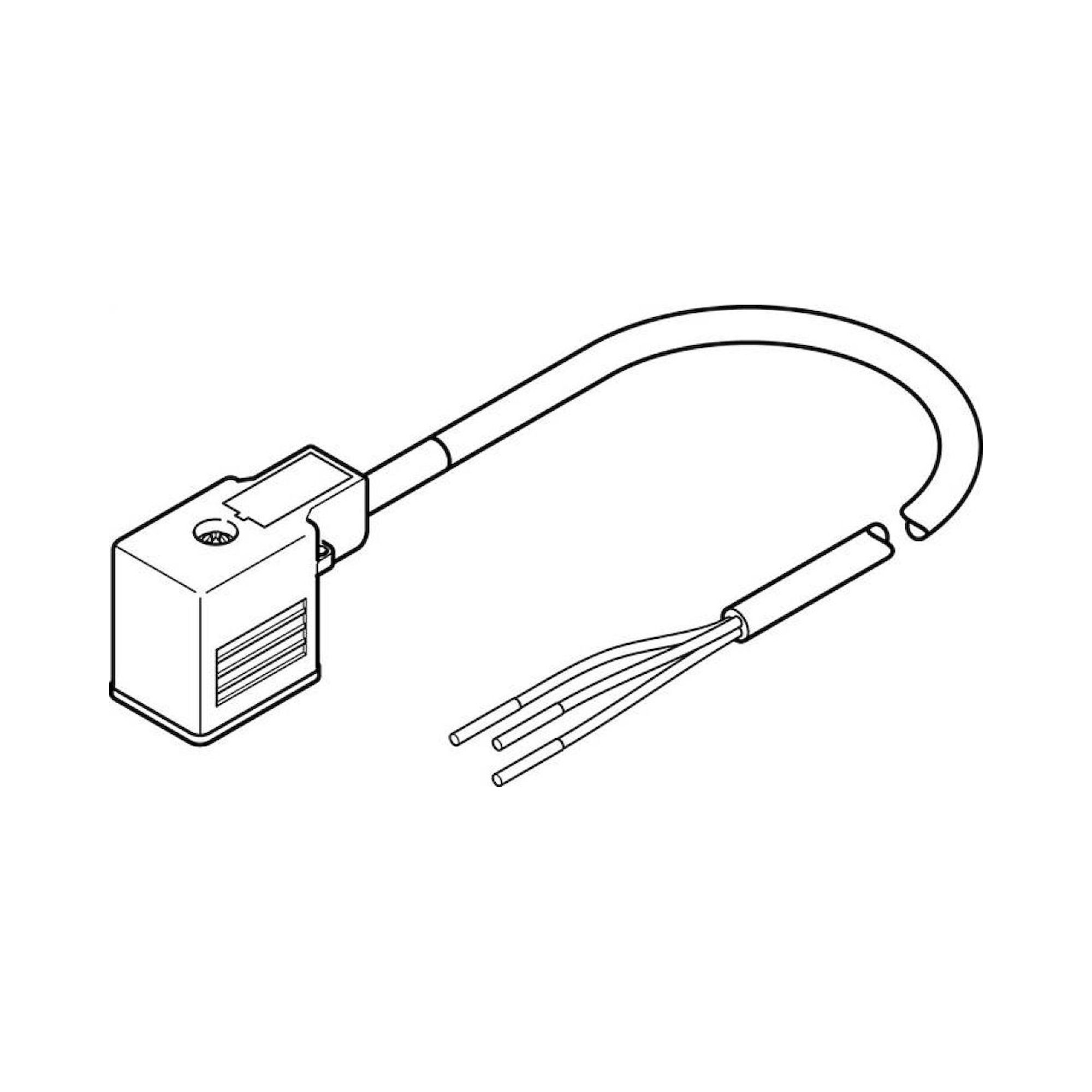 Festo NEBV-B2W3F-P-K-0.6-N-LE3 (3679778) Connecting Cable