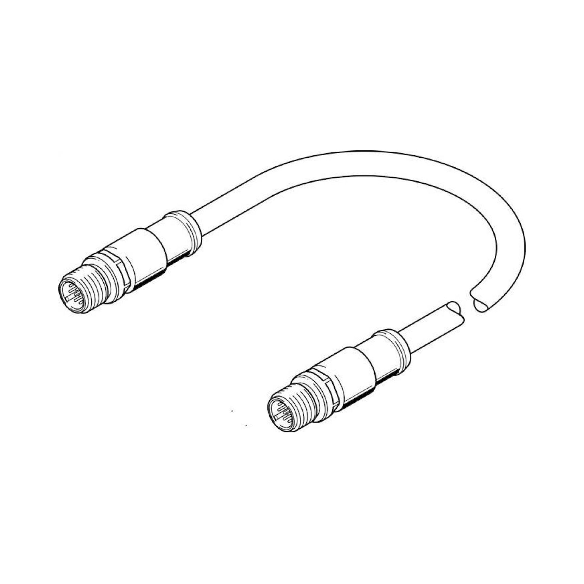 Festo NEBS-SM12G12-E-0.3-N-M12G12 (3947404) Connecting Cable