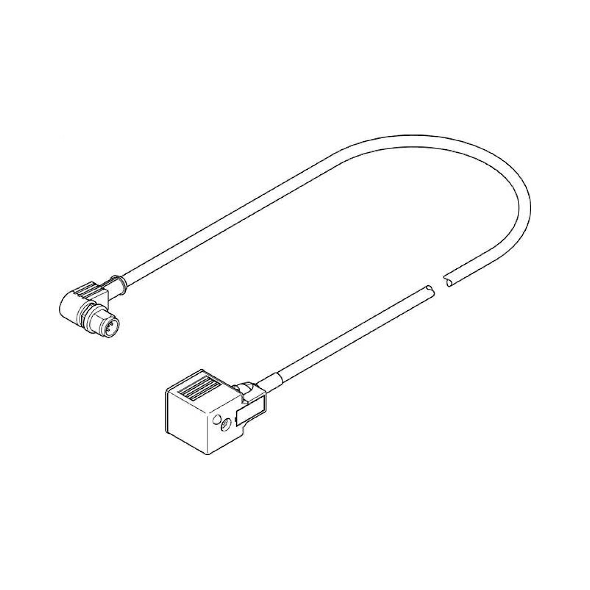 Festo NEBV-A1W3-K-0.6-N-M12W3 (3579462) Connecting Cable