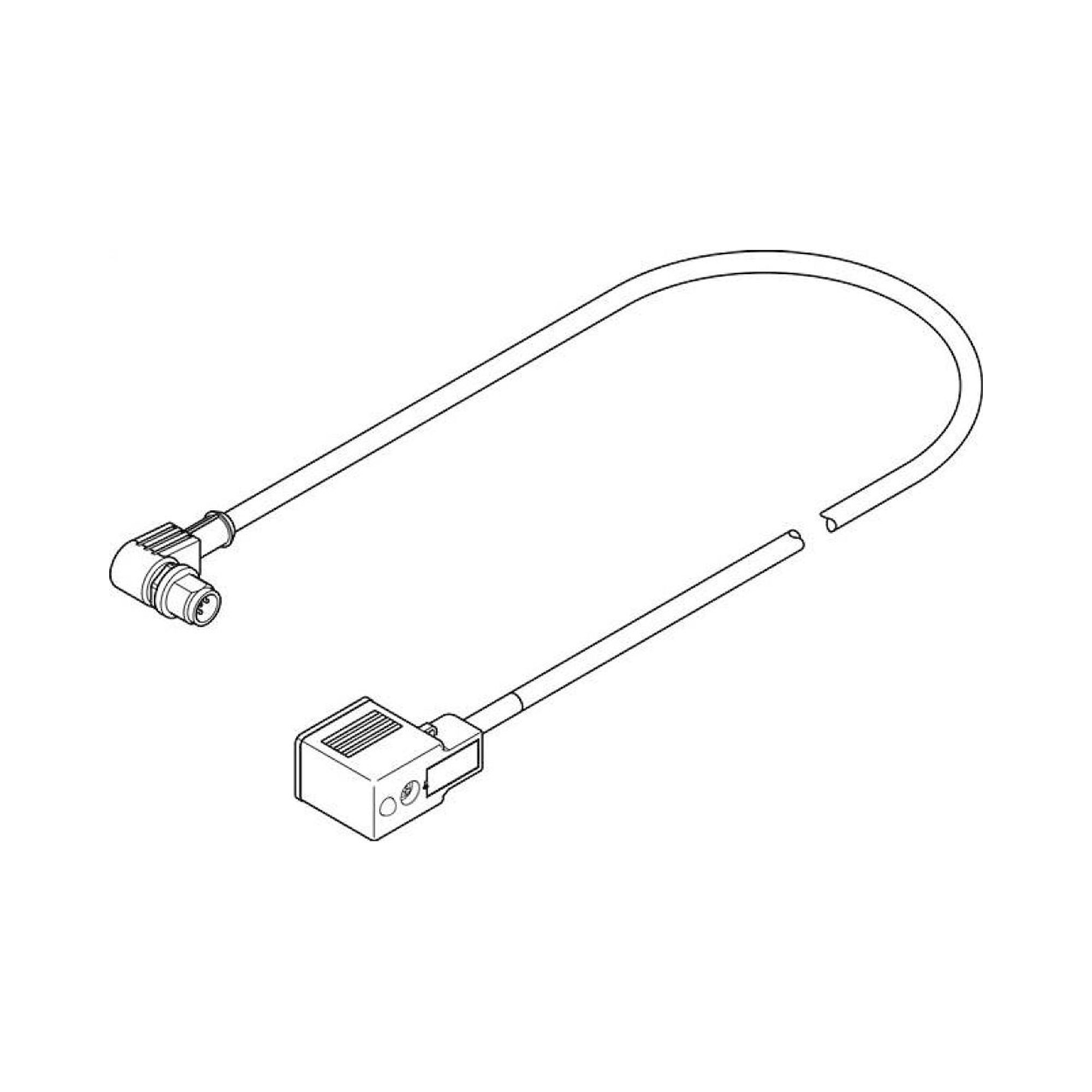 Festo NEBV-B2W3-K-0.3-N-M12W3 (3579463) Connecting Cable