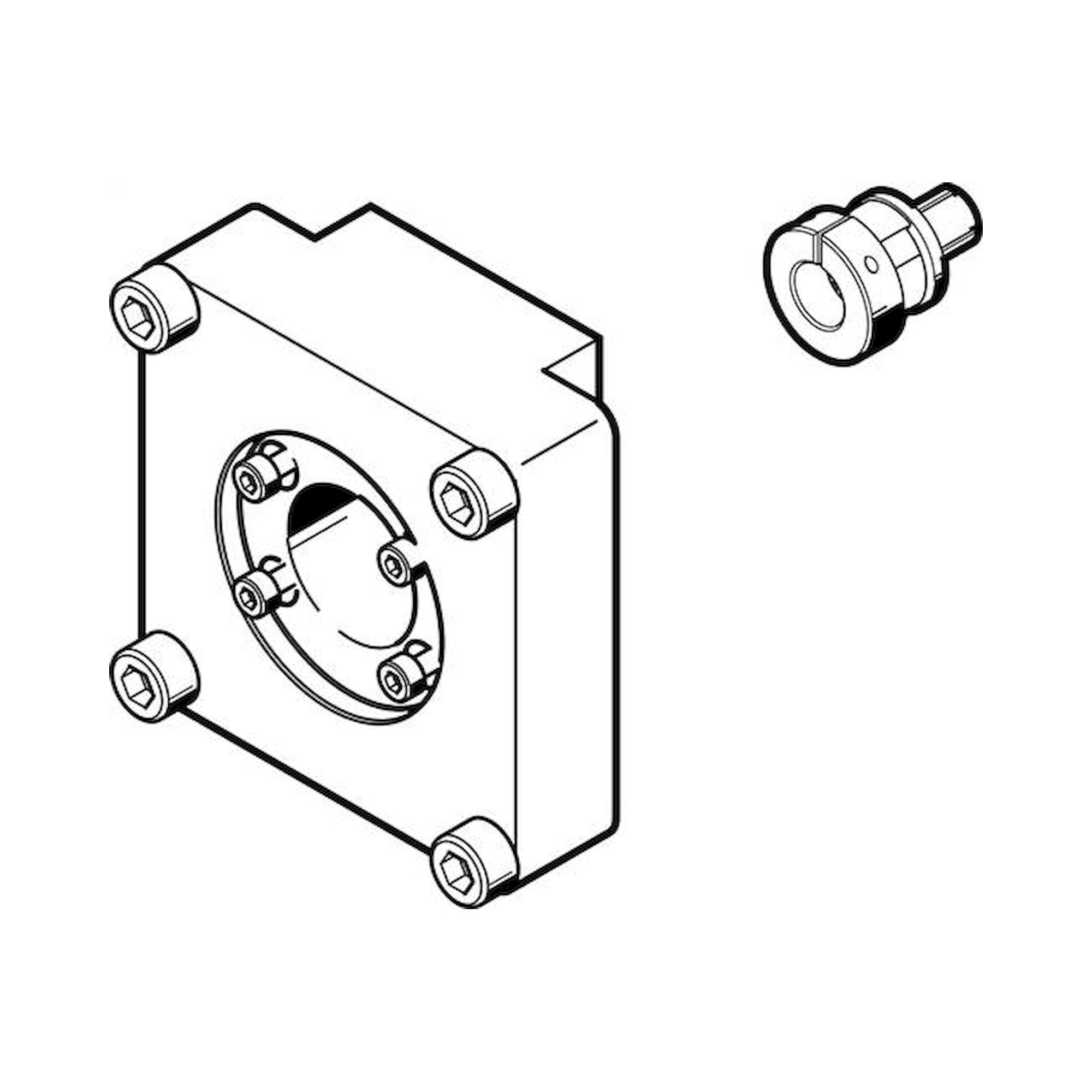 Festo EAMM-A-L27-67A (1454261) Axialbausatz