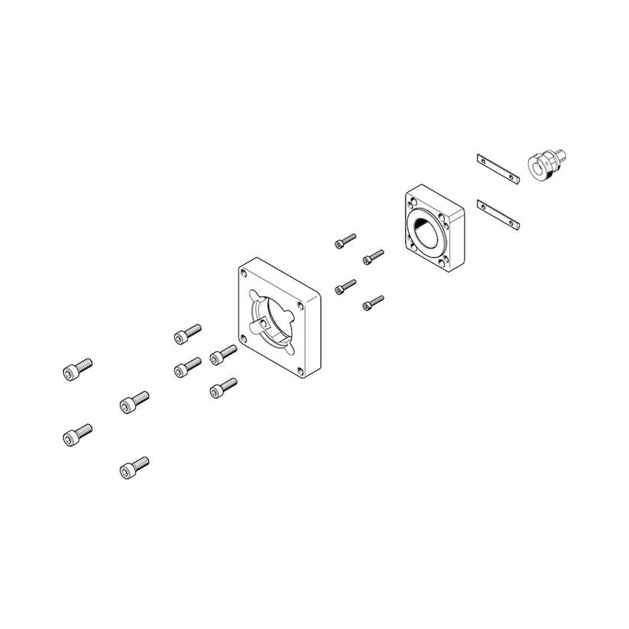 Festo EAMM-A-R27-67A (1456619) Axialbausatz