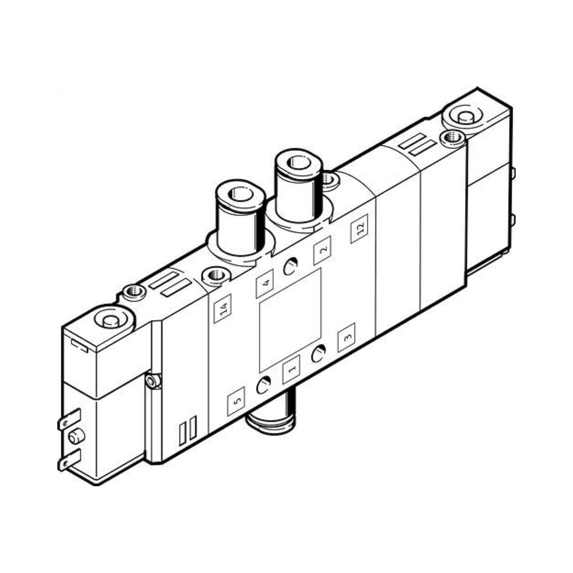 Festo CPE14-M1BH-5/3G-QS-6 (196903) Solenoid Valve