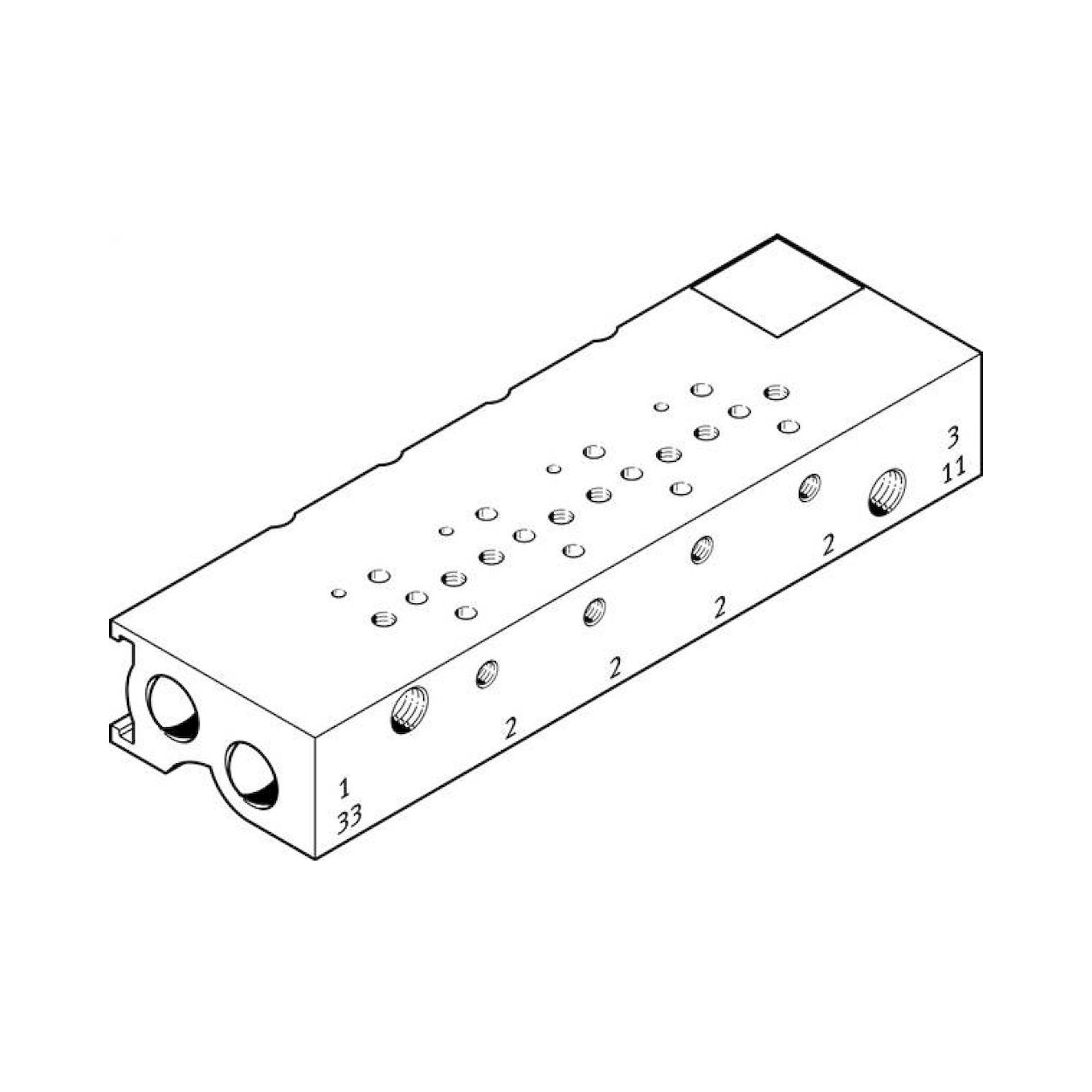 Festo MHA1-PR8-3-M3-PI-PCB (197250) Batterieblock