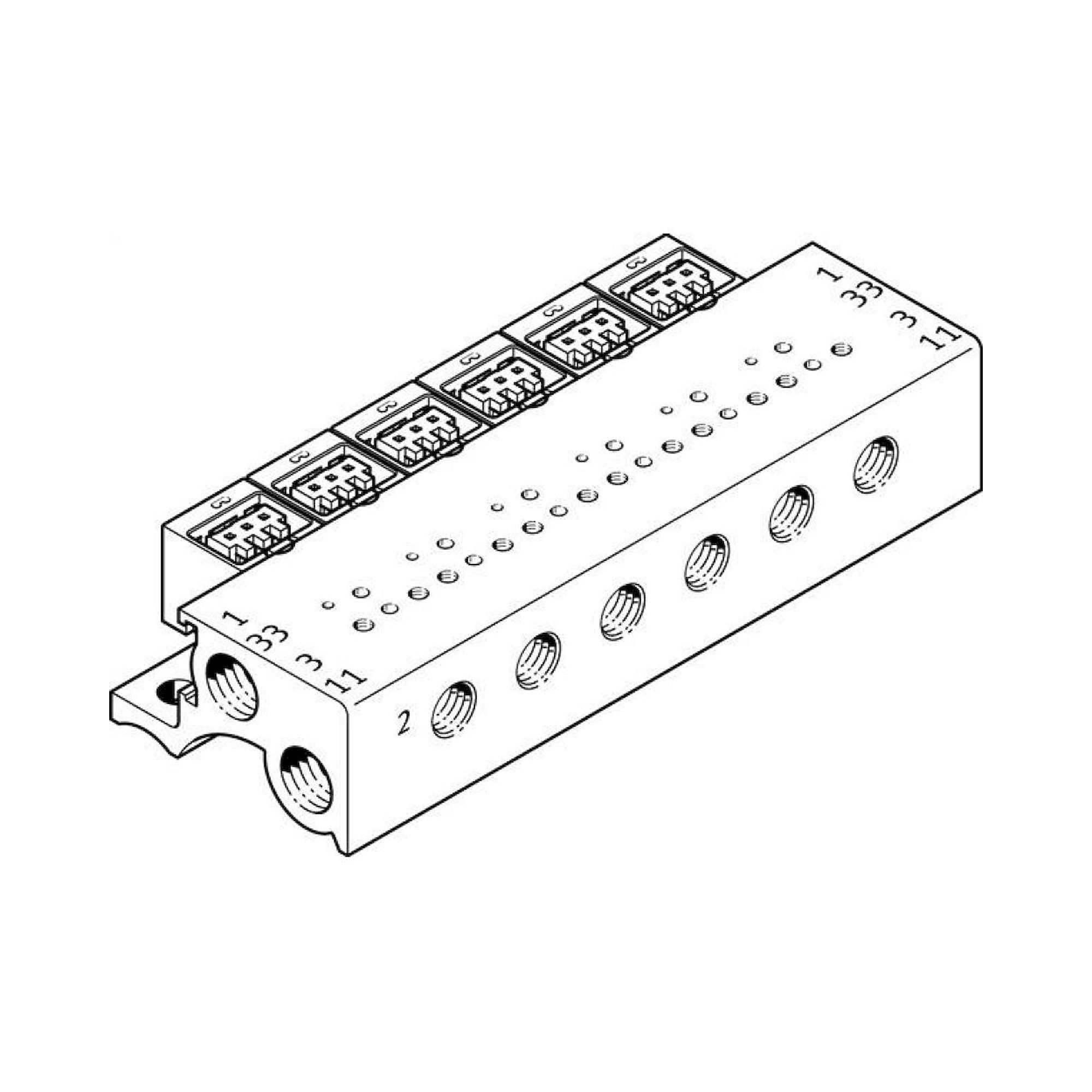 Festo MHA1-PR2-3-M3-PI (197222) Batterieblock