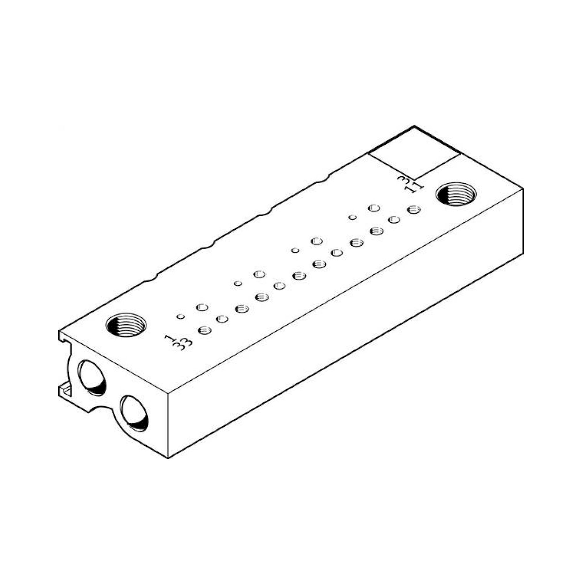 Festo MHP1-PR8-3-PI-PCB (197245) Anschlussblock