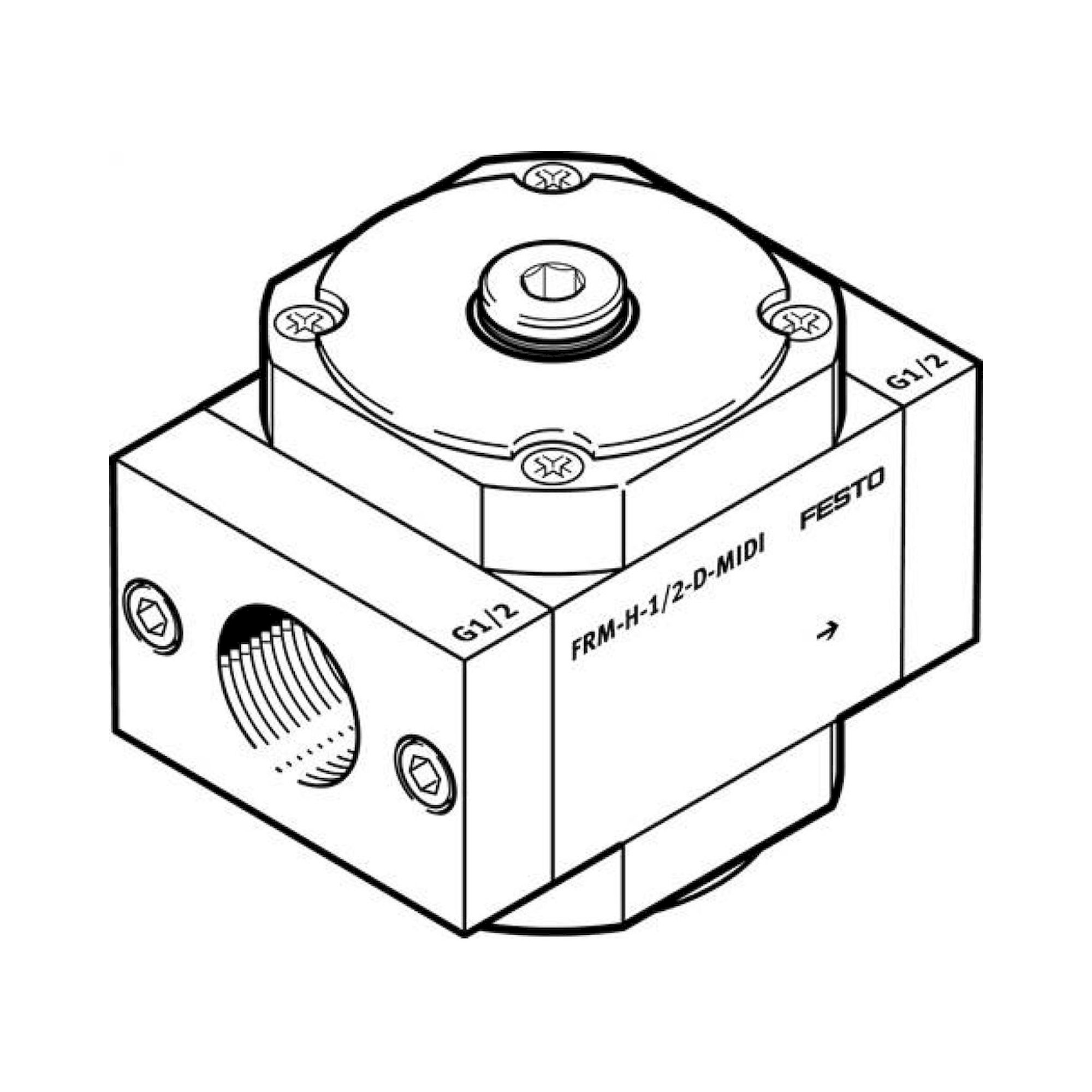 Festo FRM-H-1/2-D-MIDI (162792) Branching Module