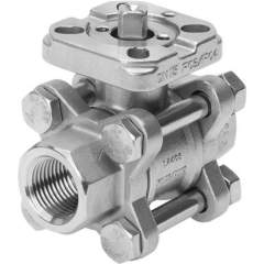 Festo VZBA-1"-GG-63-T-22-F0405-V4V4T (1686640) Ball Valve