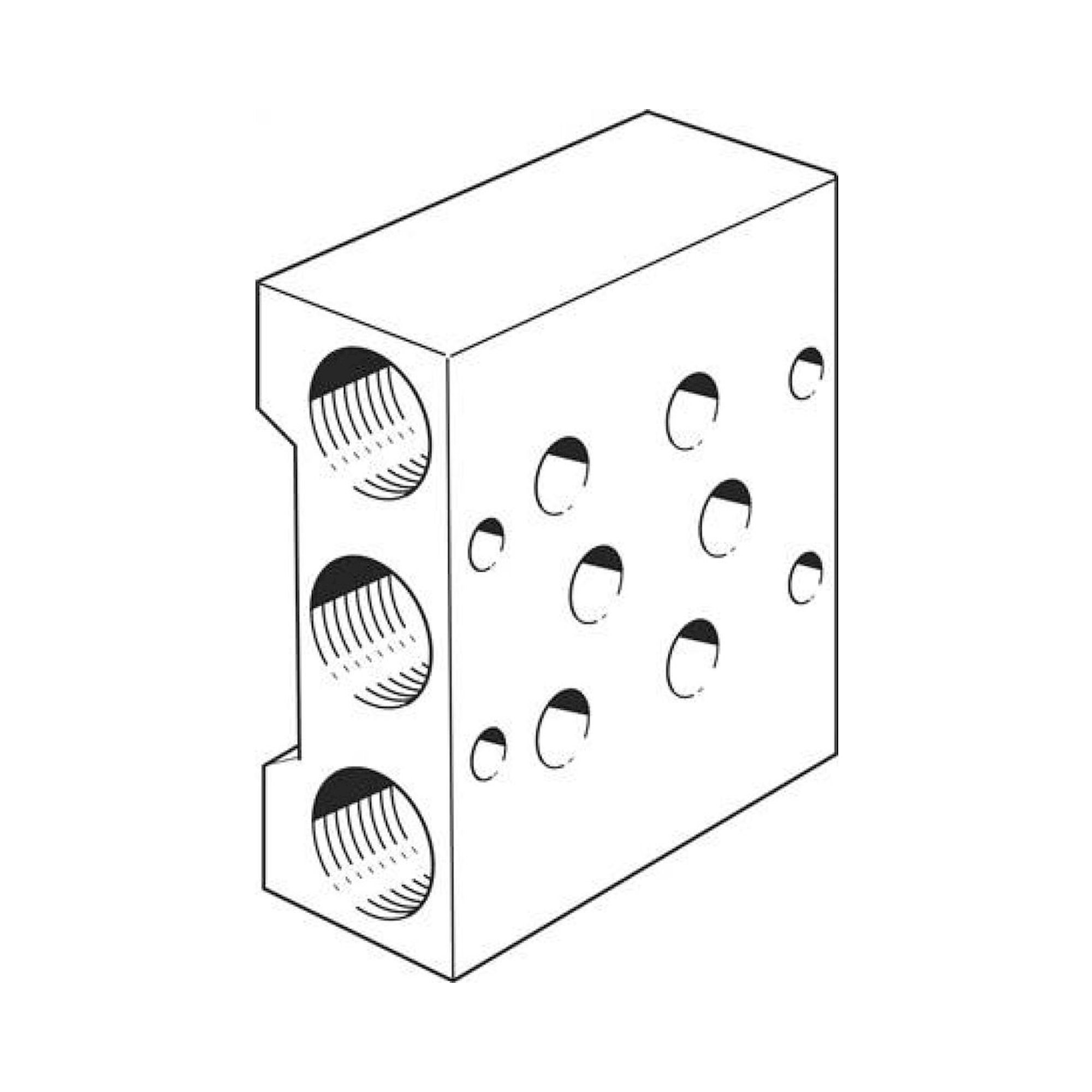 Festo PRS-1/4-2 (10185) Manifold Block