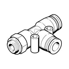 Festo QSTL-G1/2-16 (186178) Push-In T-Fitting