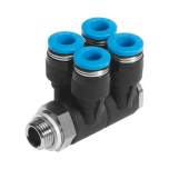 Festo QSLV4-G1/8-4 (186243) Mehrfachverteiler