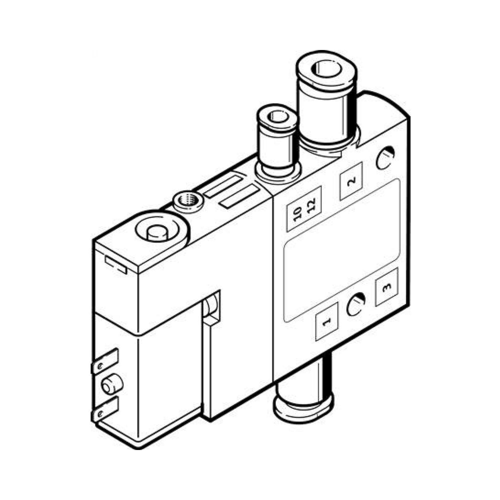Festo CPE10-M1BH-3GLS-QS-4 (196849) Solenoid Valve