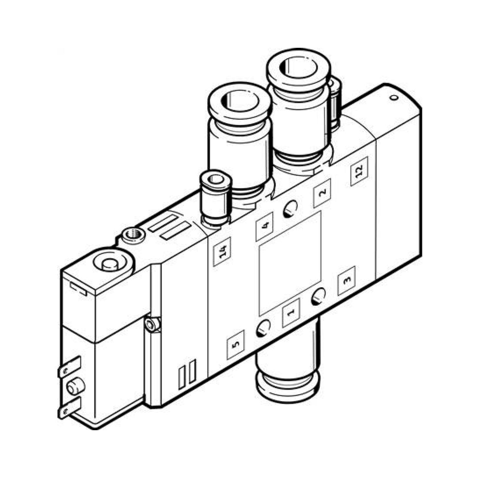 Festo CPE14-M1BH-5LS-QS-6 (196913) Solenoid Valve