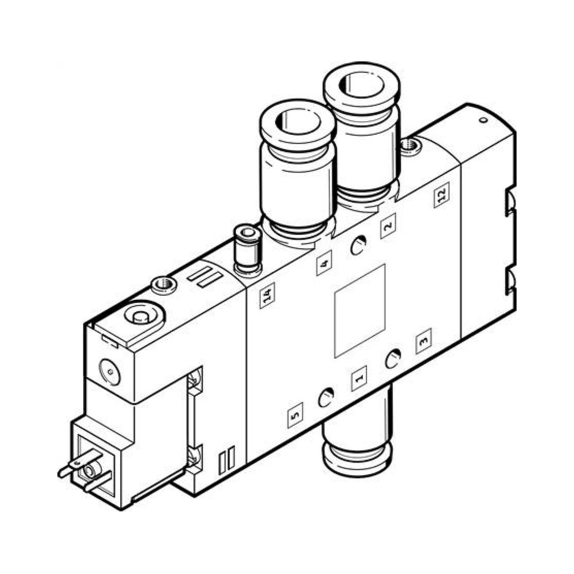 Festo CPE18-M1H-5L-QS-8 (163150) Solenoid Valve