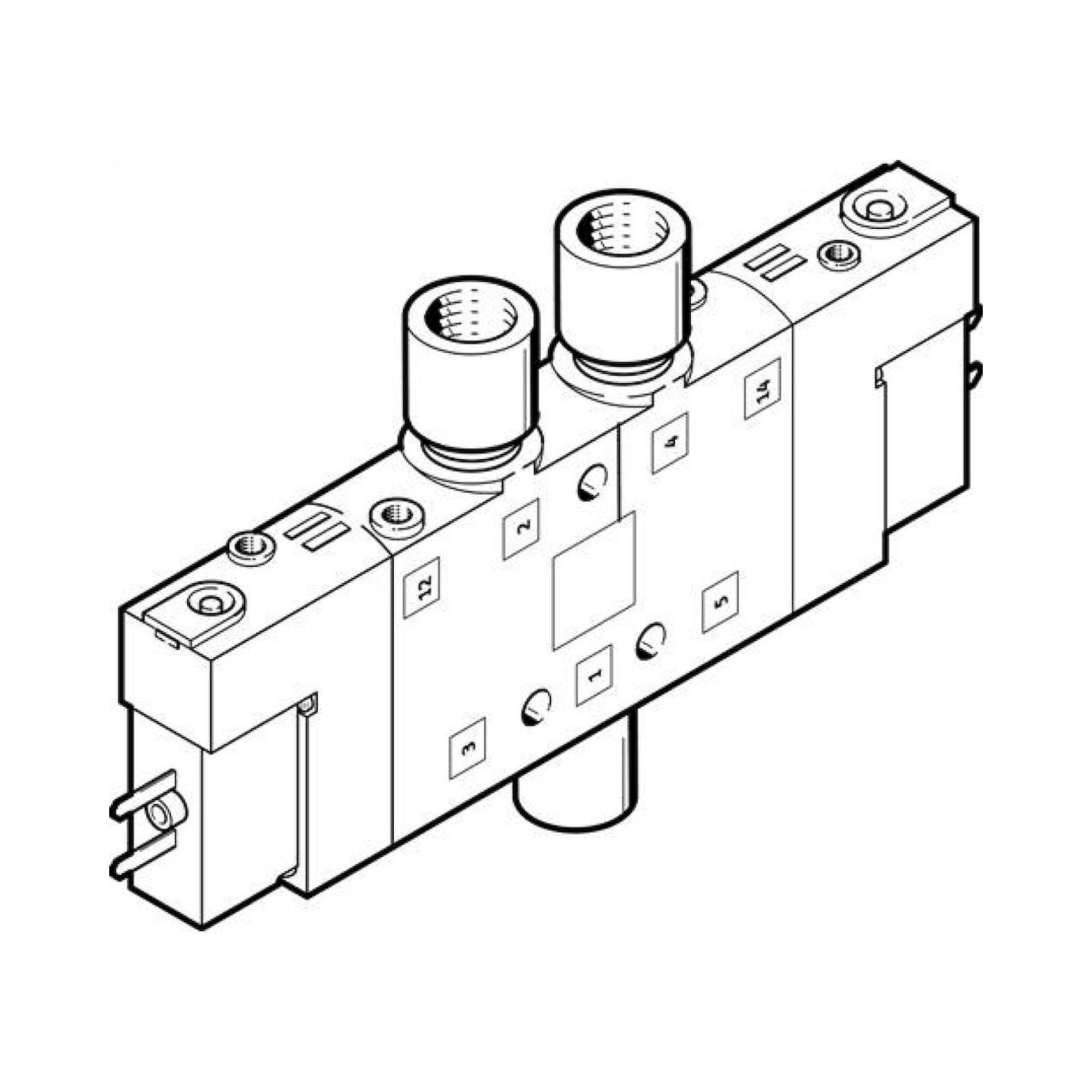 Festo CPE10-M1BH-5/3ES-M5-B (533162) Solenoid Valve
