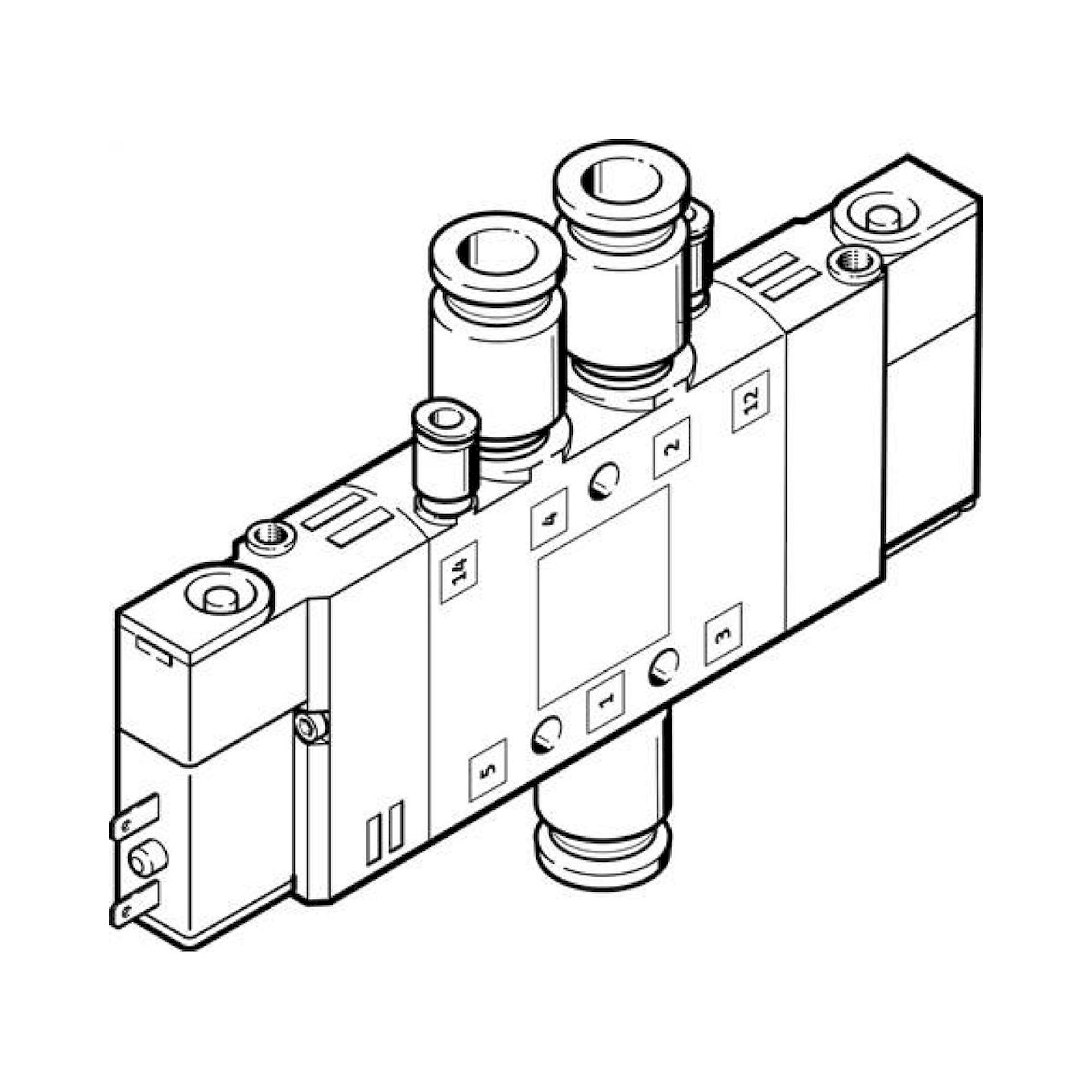 Festo CPE14-M1BH-5JS-QS-8 (196910) Magnetventil