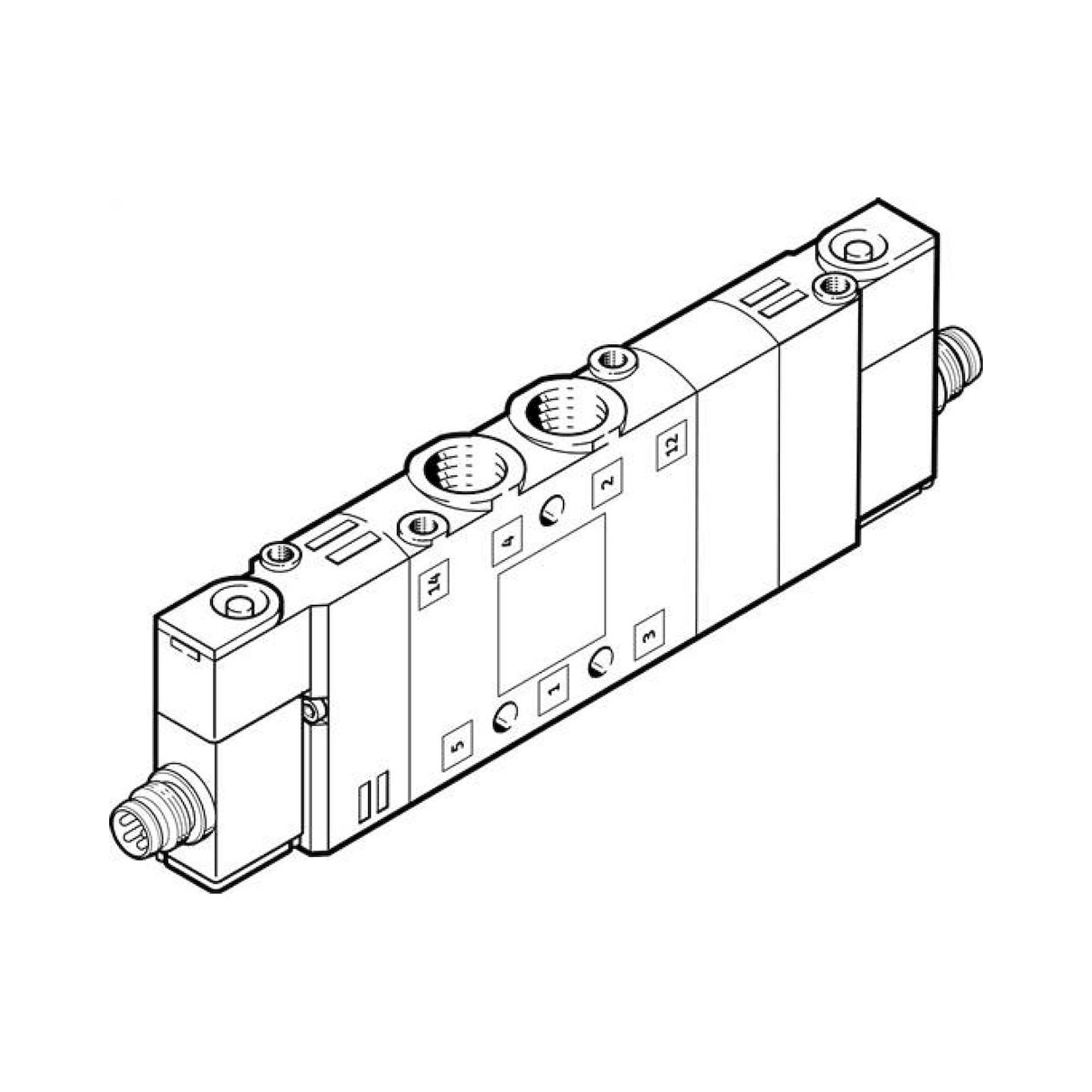 Festo CPE10-M1CH-5/3BS-M7 (550232) Solenoid Valve