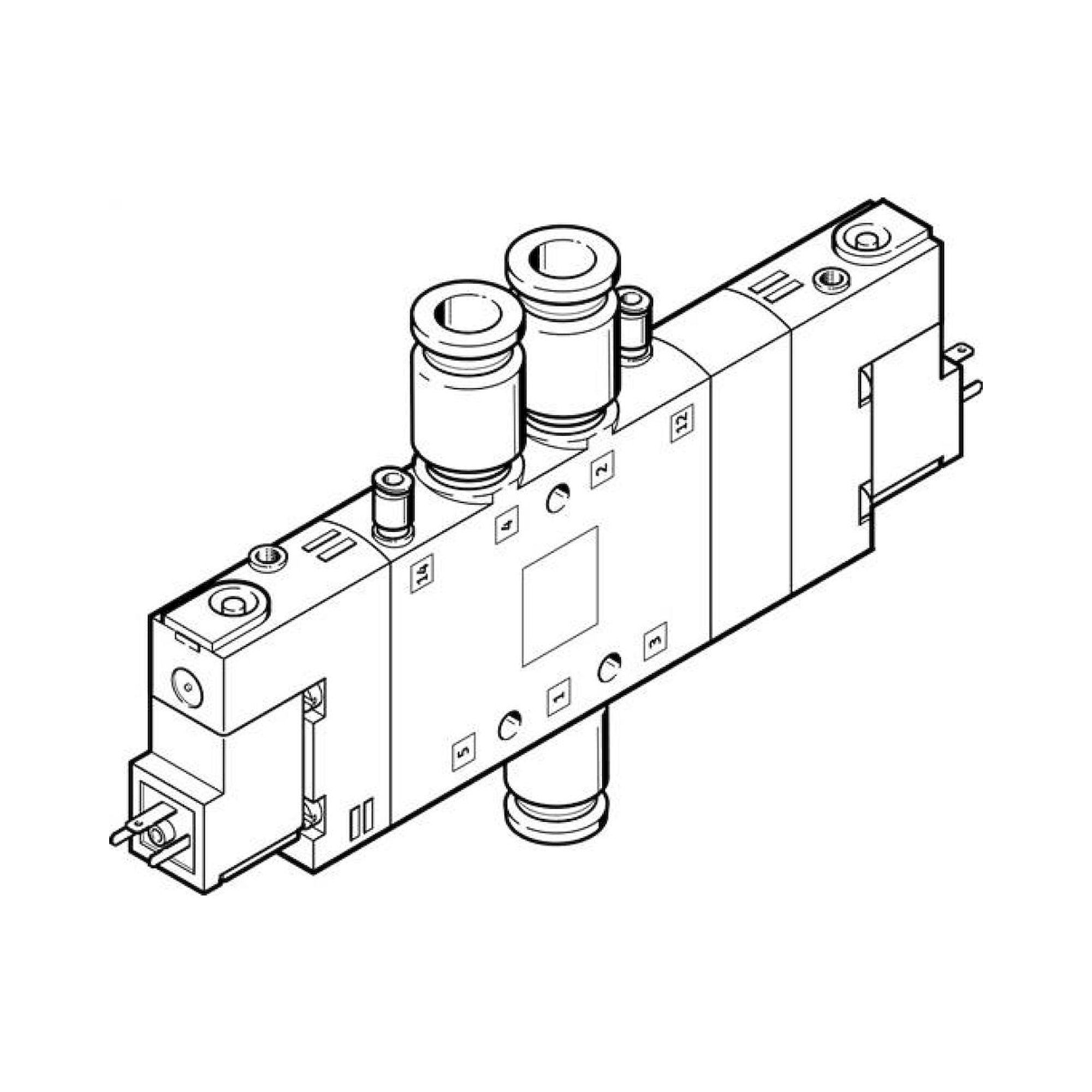 Festo CPE18-M2H-5/3BS-QS-10 (170300) Solenoid Valve
