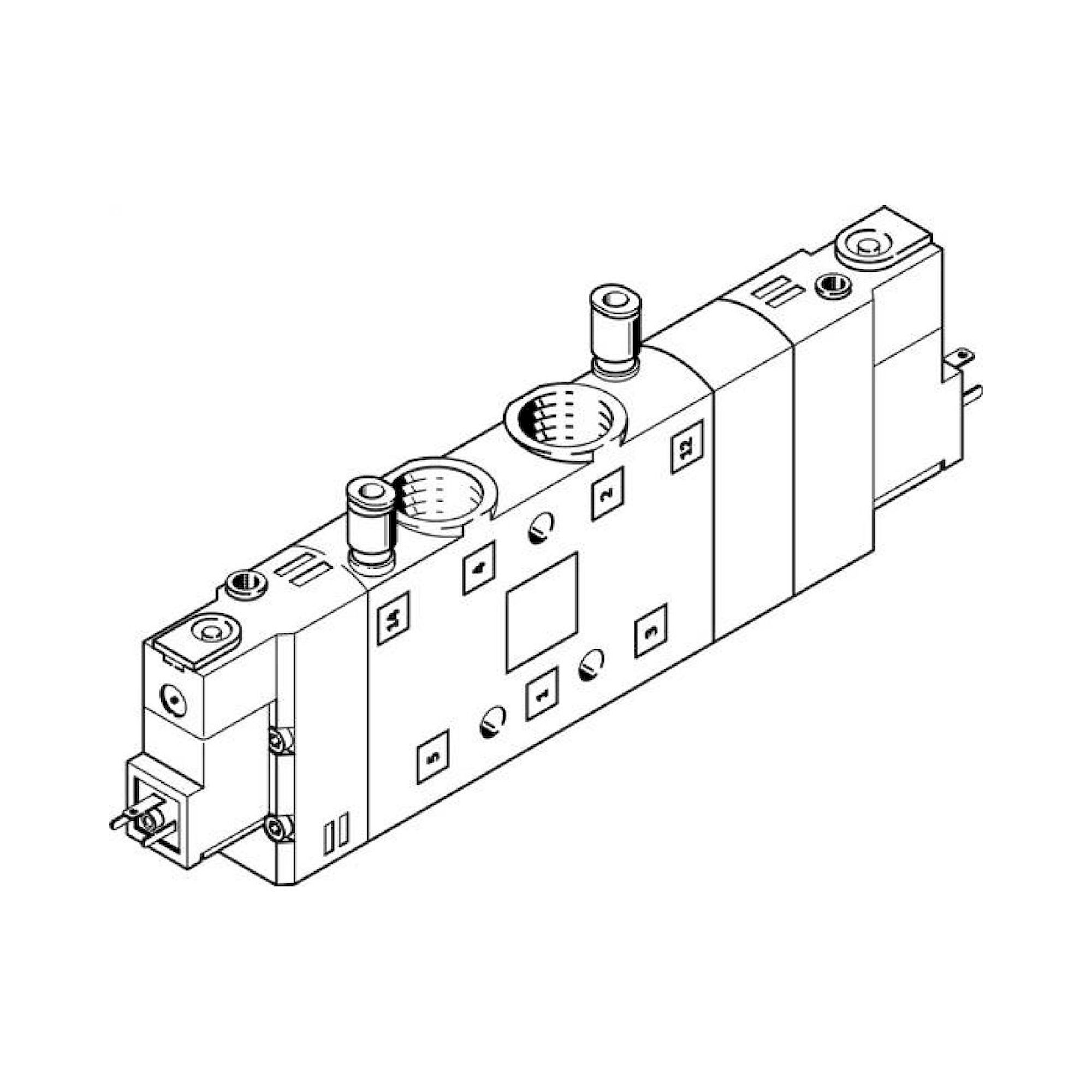 Festo CPE24-M2H-5/3BS-3/8 (170306) Solenoid Valve