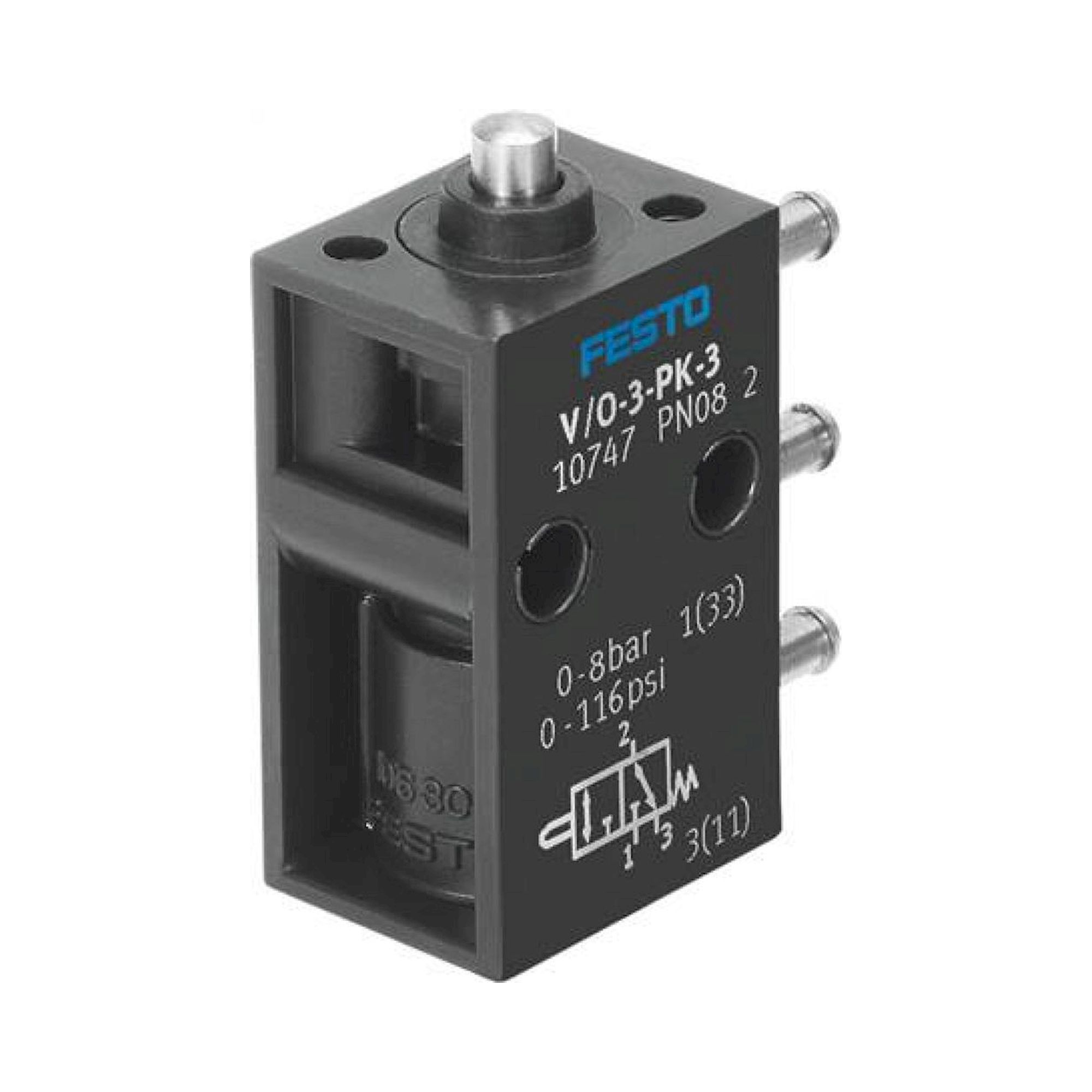 Festo V/O-3-PK-3 (10747) Stem Actuated Valve