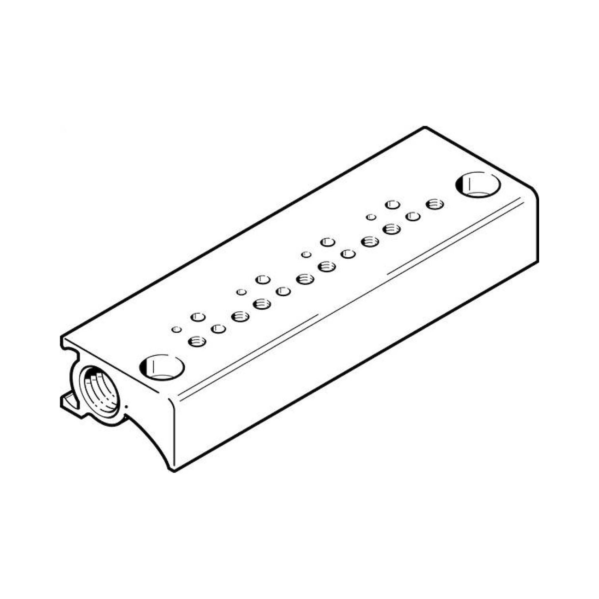 Festo MHP1-P10-2 (197201) Anschlussblock