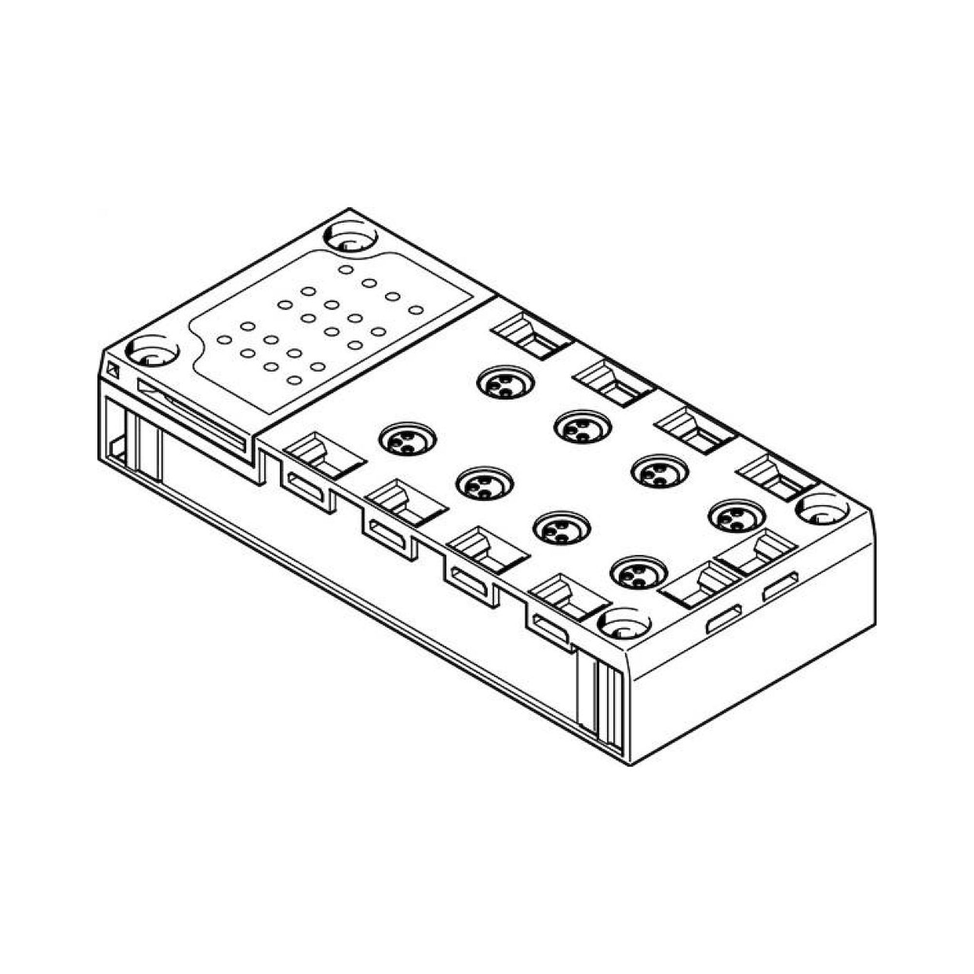 Festo CPX-AB-8-M8-3POL (195706) Anschlussblock