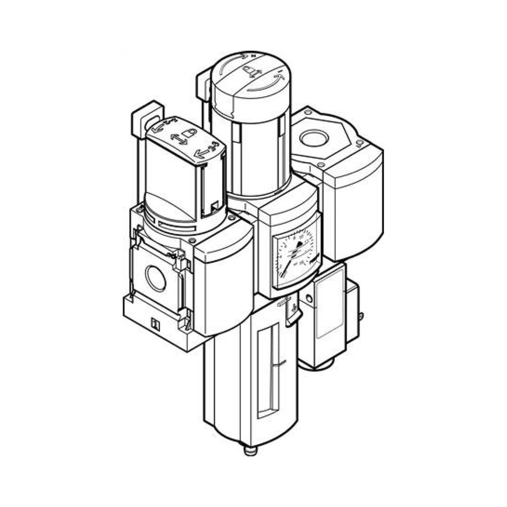 Festo MSB6-1/2:C3J2F3-WP (542276) Service Unit Combinat