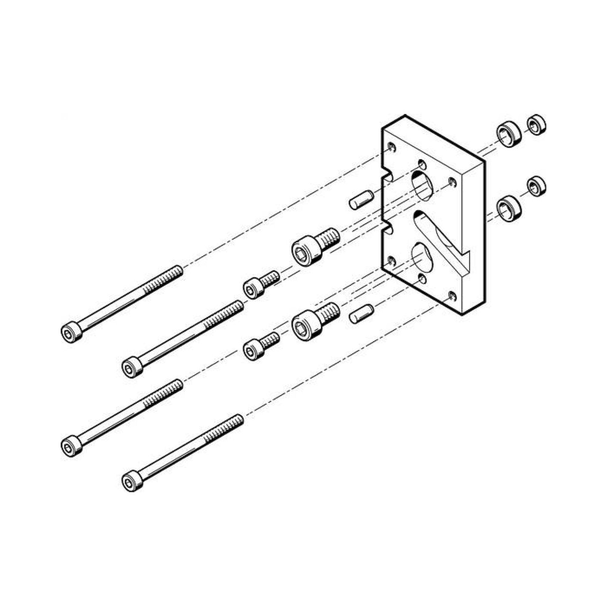 Festo HAPG-SD2-23 (537173) Adapterbausatz