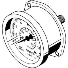 Festo FMA-63-10-1/4-EN (159602) Flanschmanometer