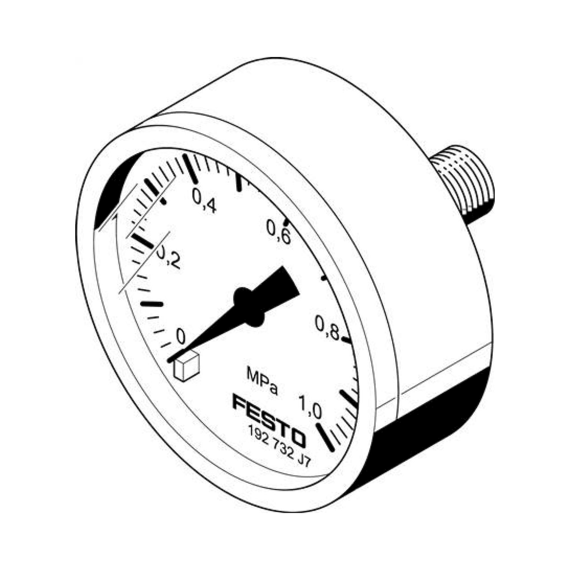 Festo MA-40-1-G1/8-MPA (192732) Pressure Gauge