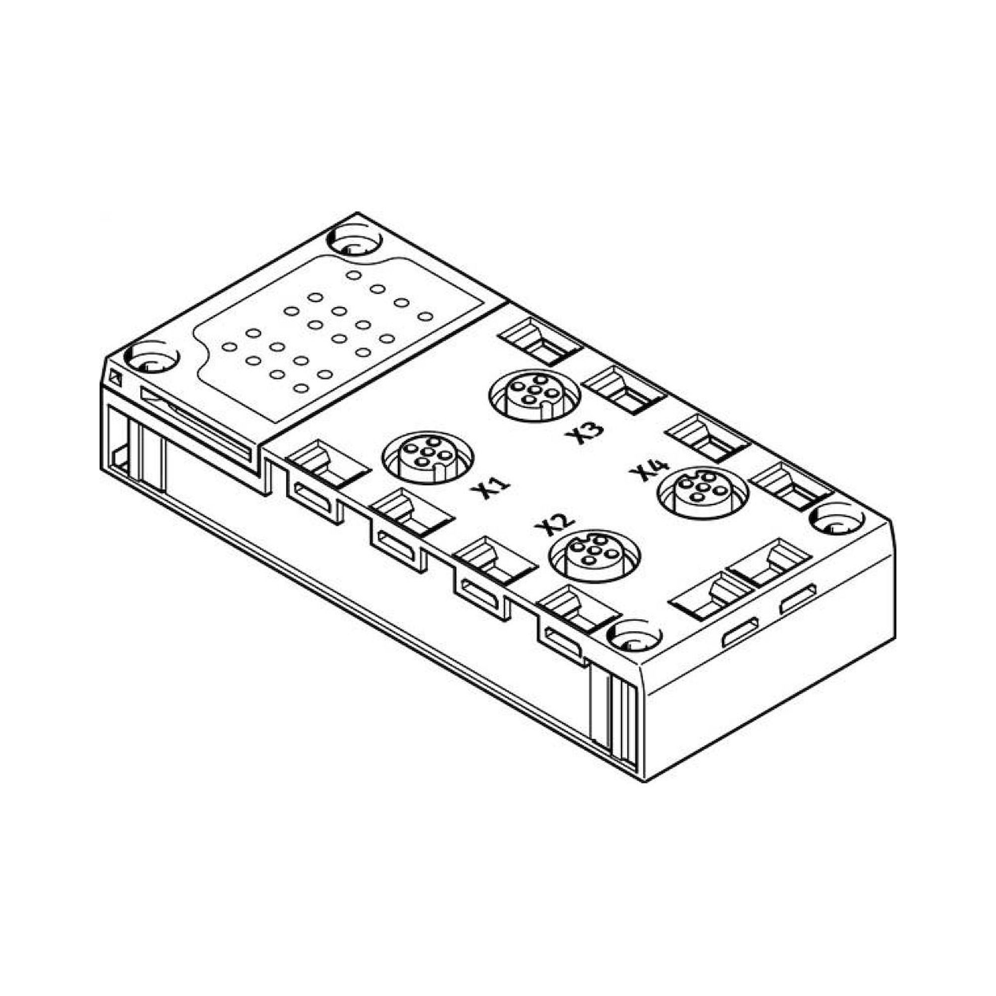 Festo CPX-AB-4-M12X2-5POL-R (541254) Manifold Block