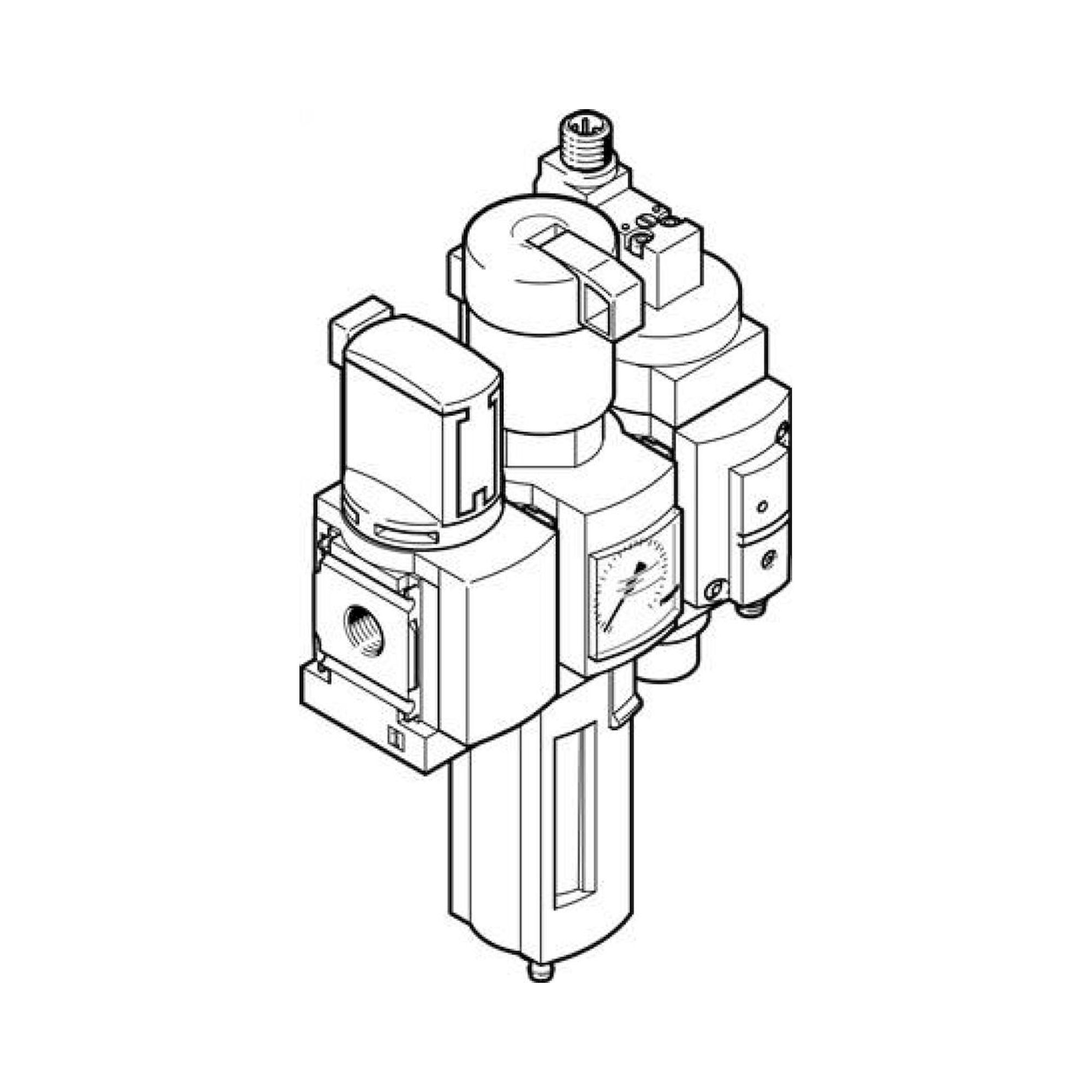 Festo MSB6-1/2:C3:J120:D14-WP (8042670) Wartungsgeräte-Kombi