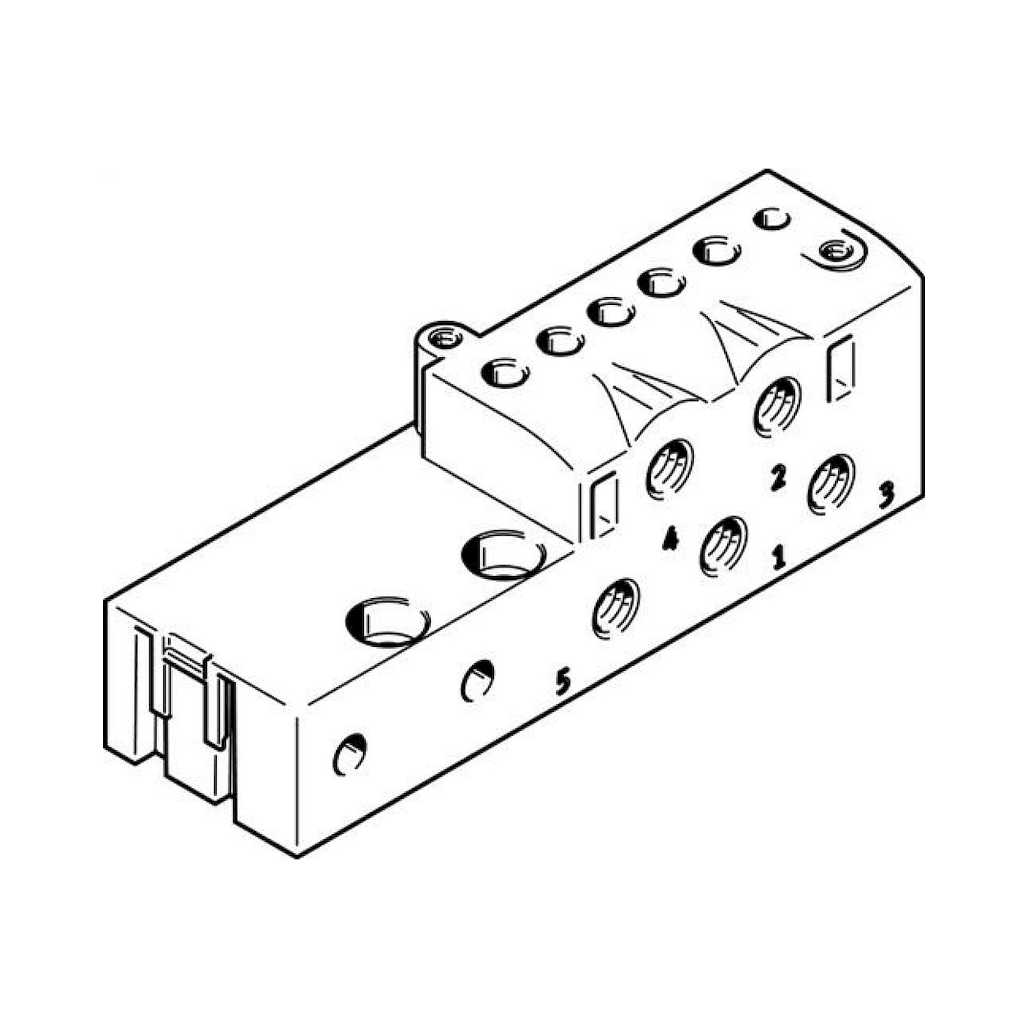 Festo MHA2-AS-5-M5 (525120) Anschlussplatte