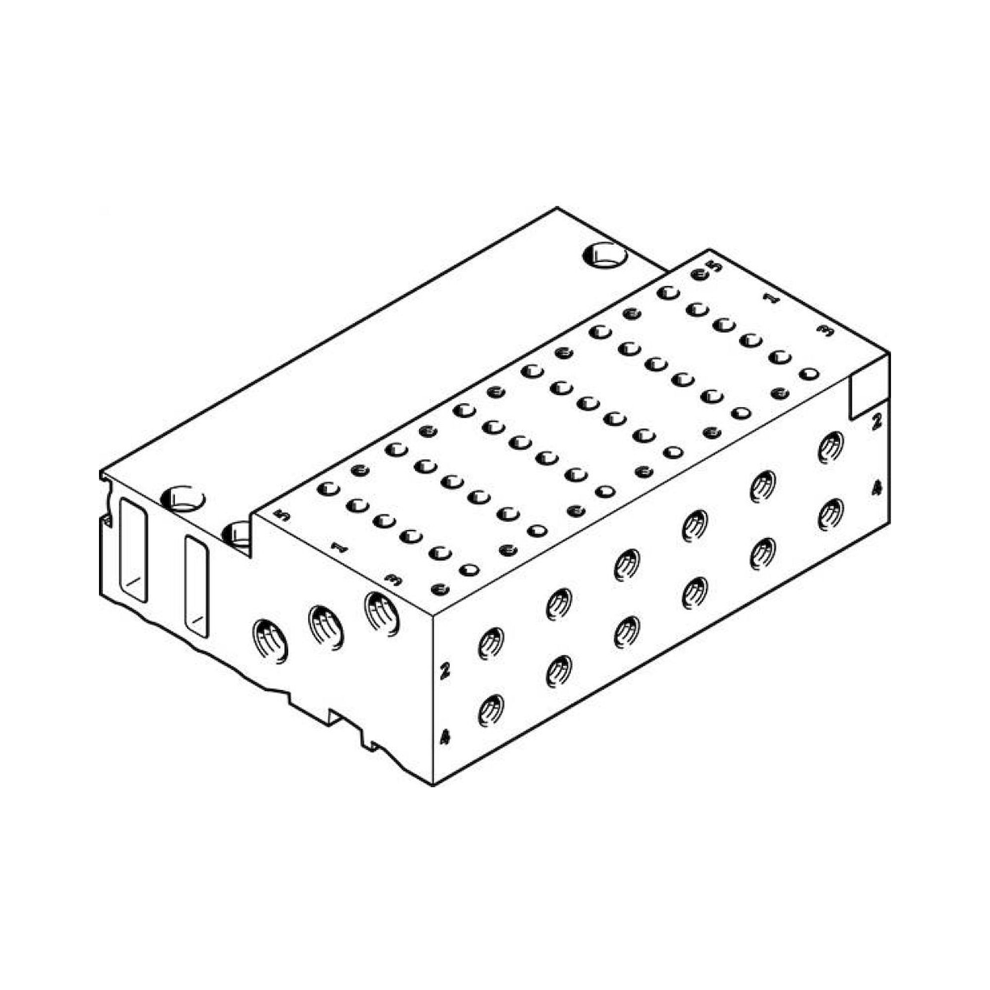 Festo MHA2-PR6-5-M5 (525129) Manifold Block