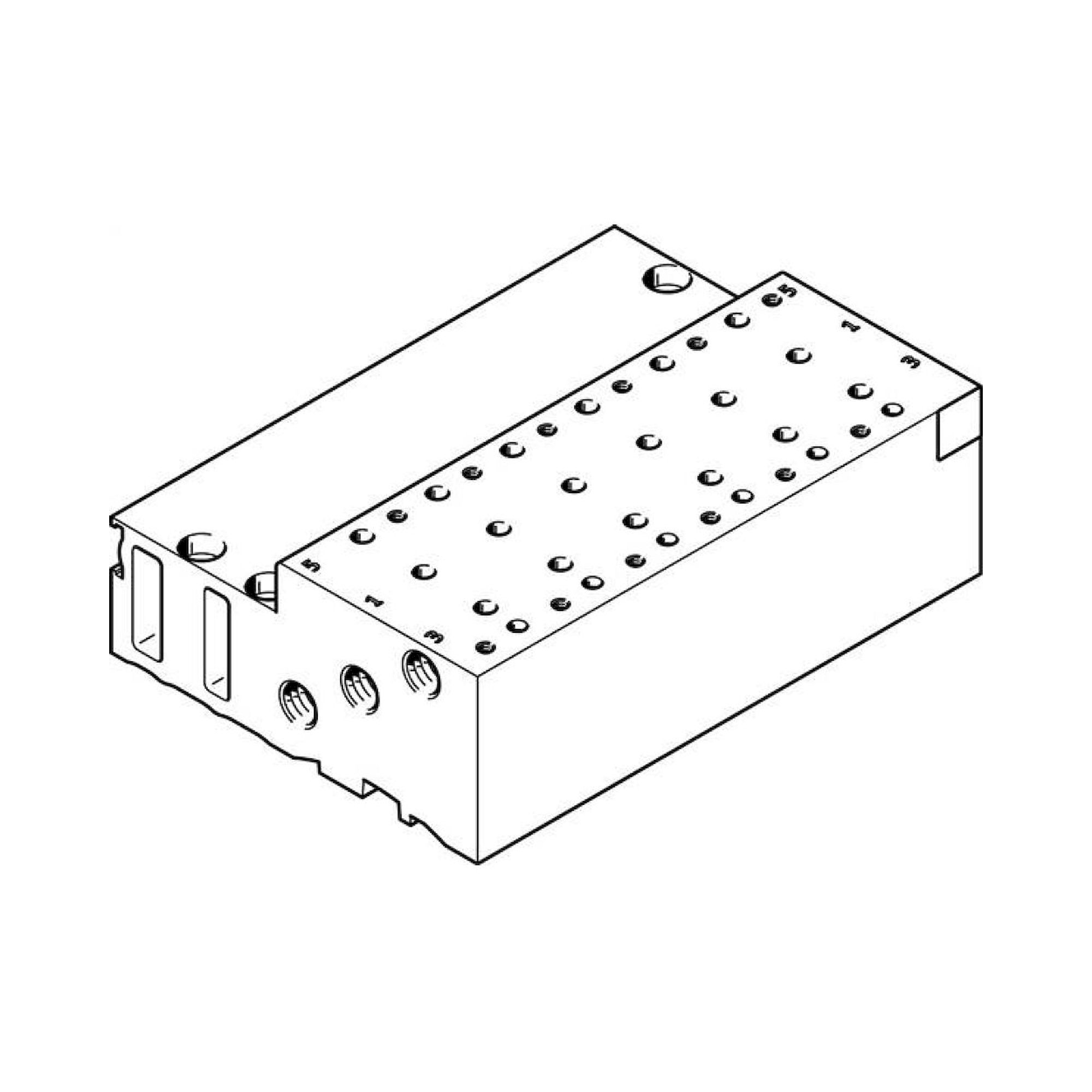 Festo MHP2-PR6-5 (525124) Manifold Block